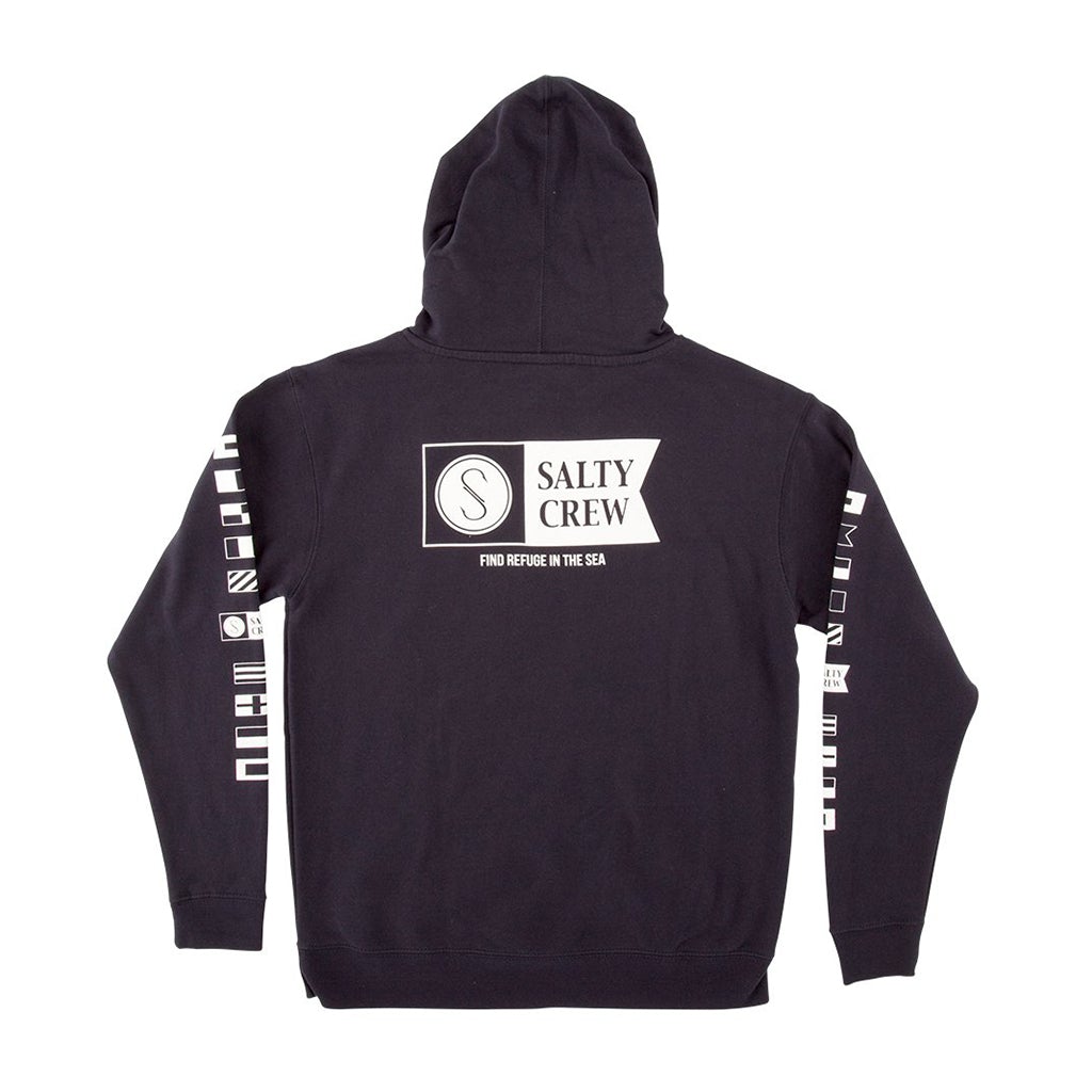 Alpha Boys Hood Fleece - Navy