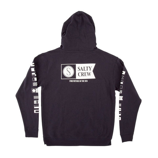 Alpha Boys Hood Fleece - Navy