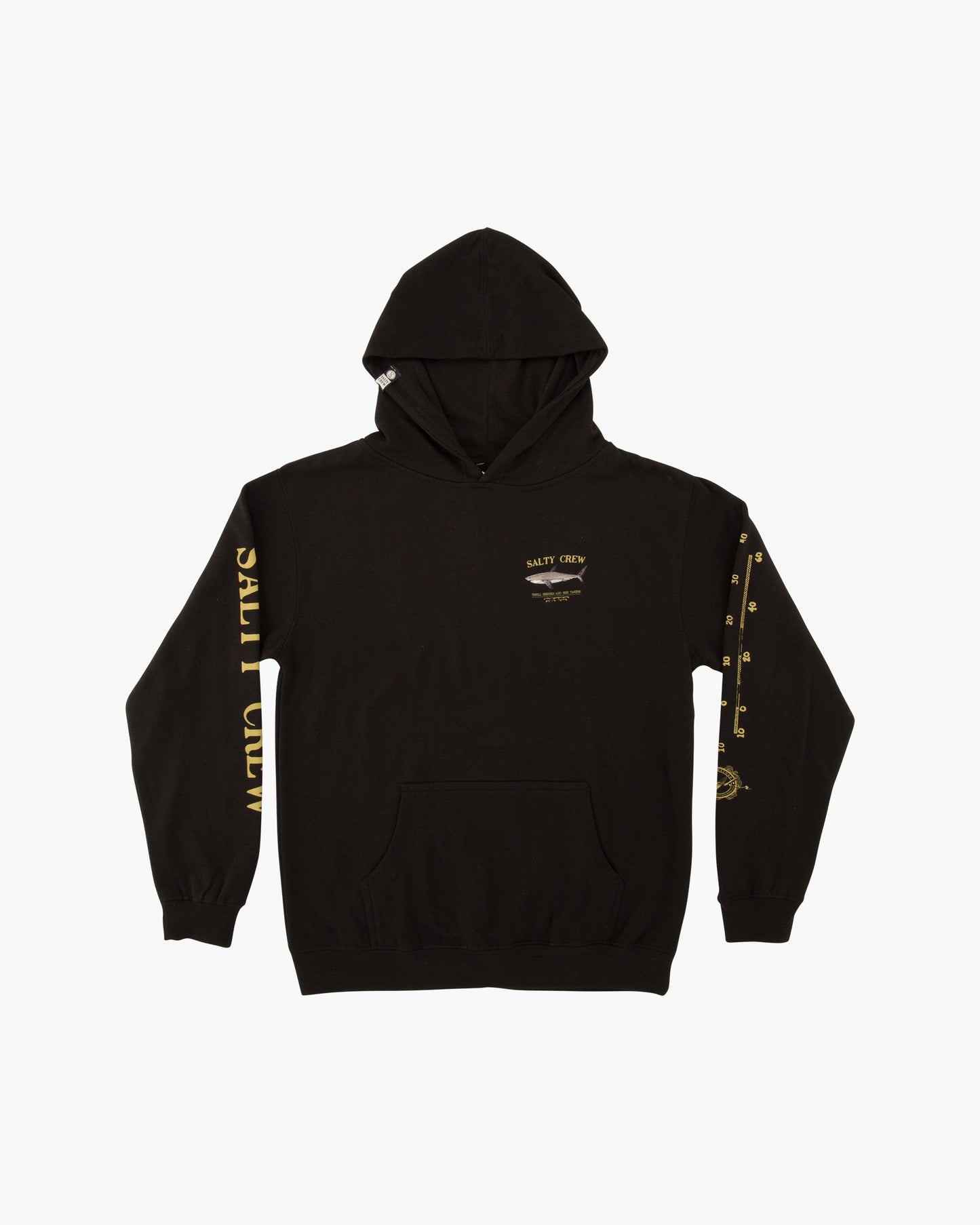 Bruce Boys Hood Fleece - Black