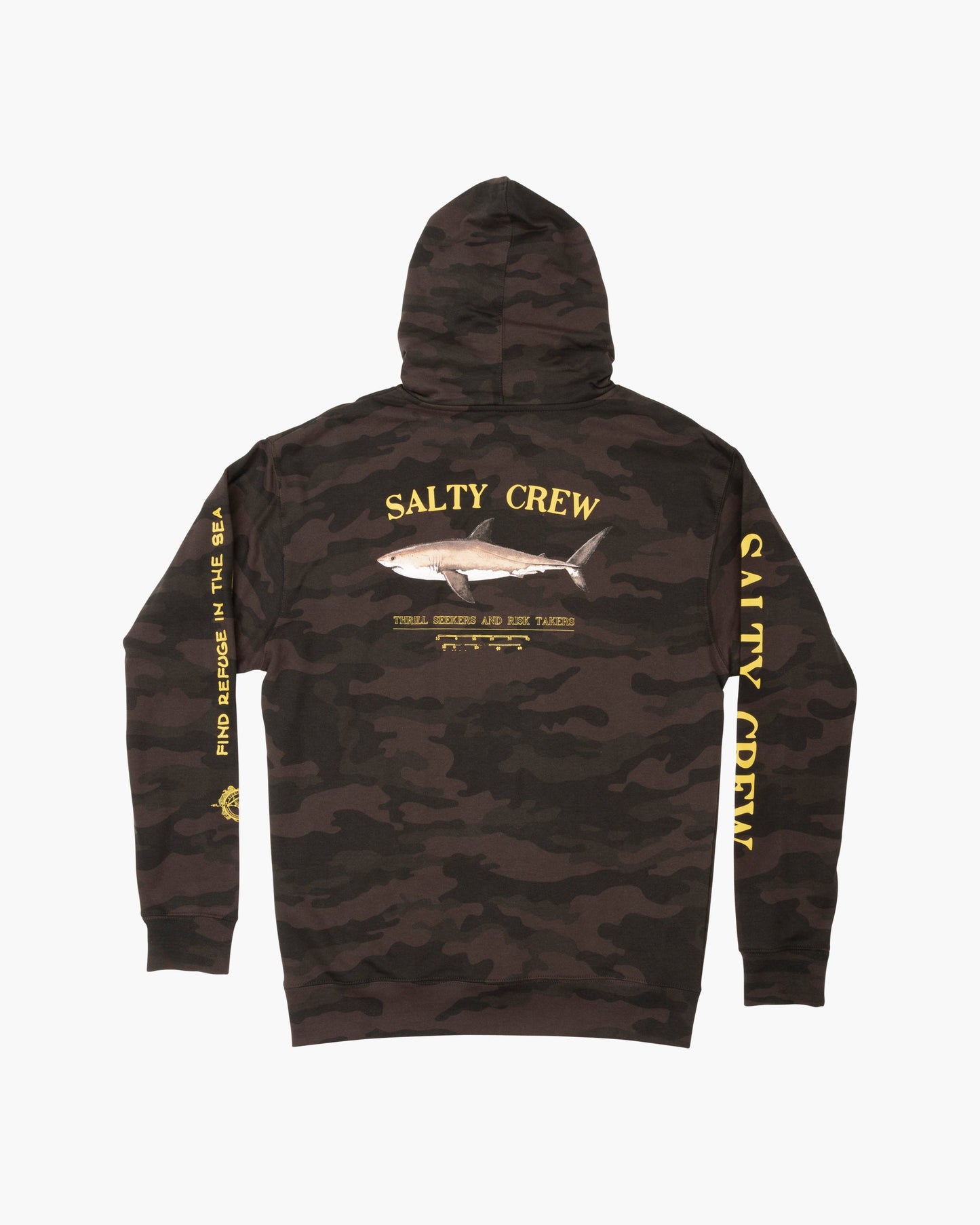 Bruce Hood Fleece - BLACK CAMO