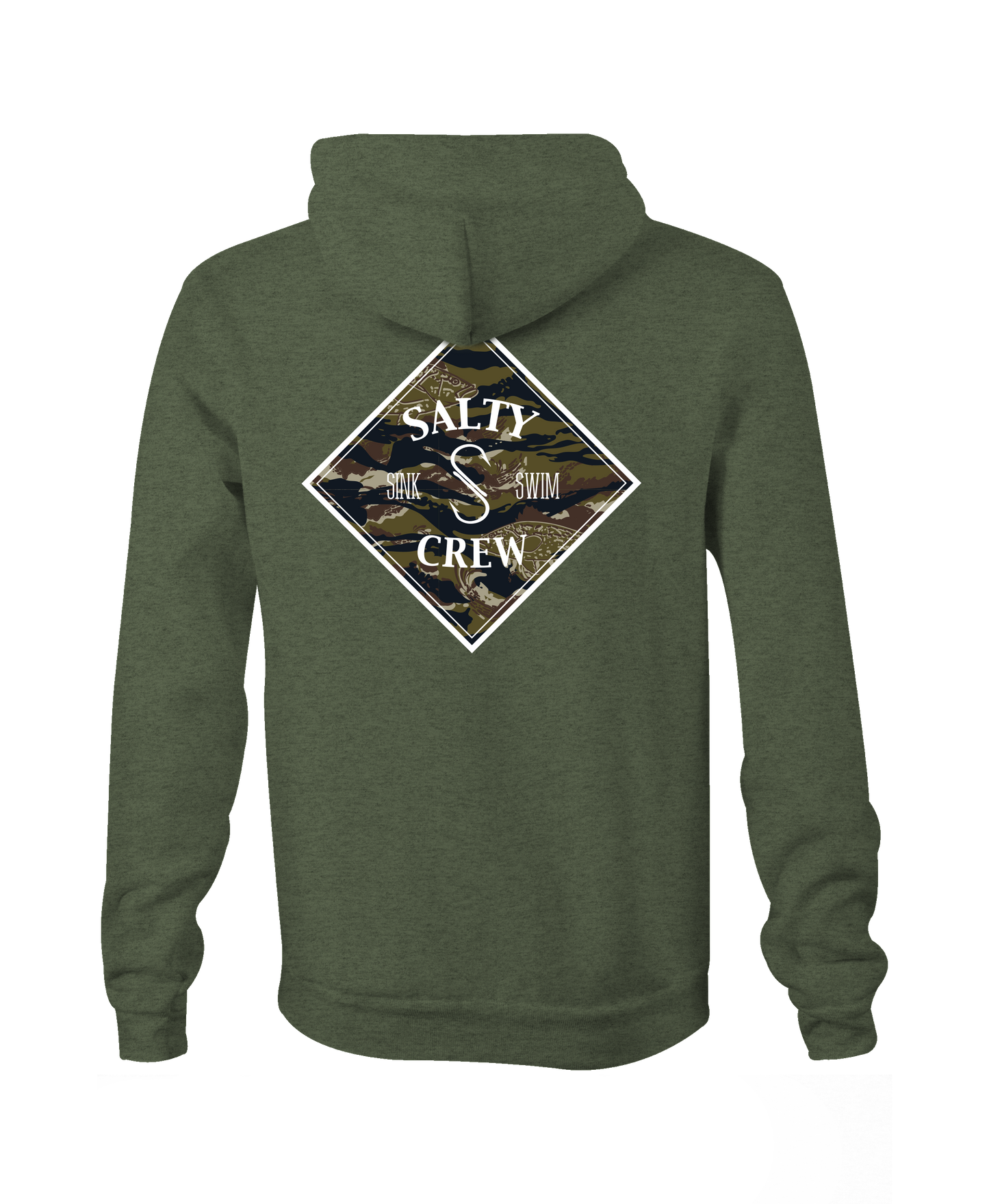 Tippet Camo Hood Fleece Fleece - Salty Crew Australia
