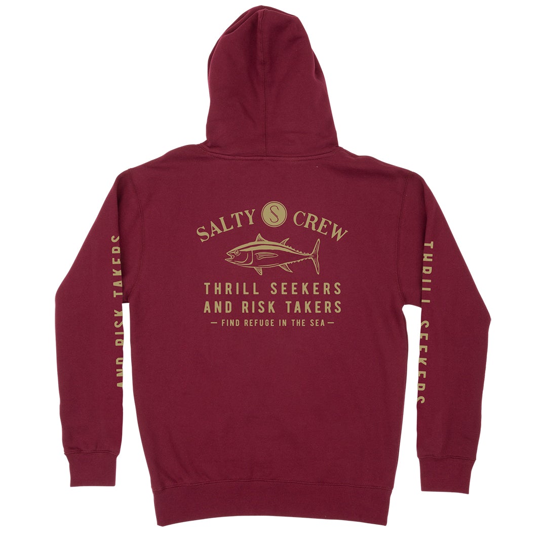 FISHMONGER FLEECE - BURGUNDY