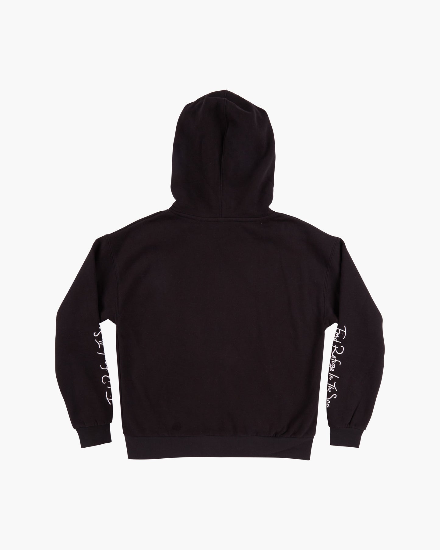 Alpha Zip Fleece Hoody - Black