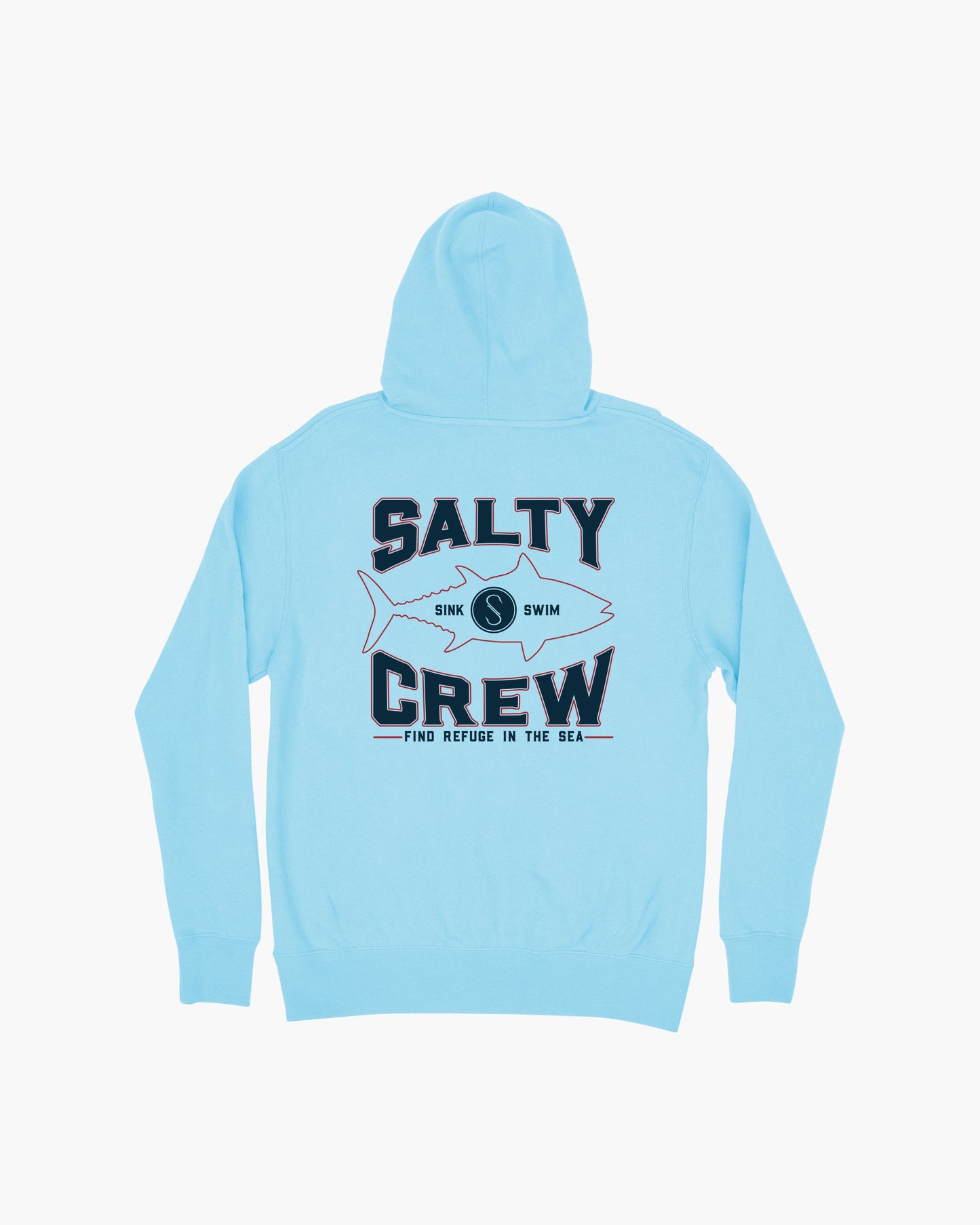 TIGHT LINES FLEECE - Light Blue - Salty Crew Australia