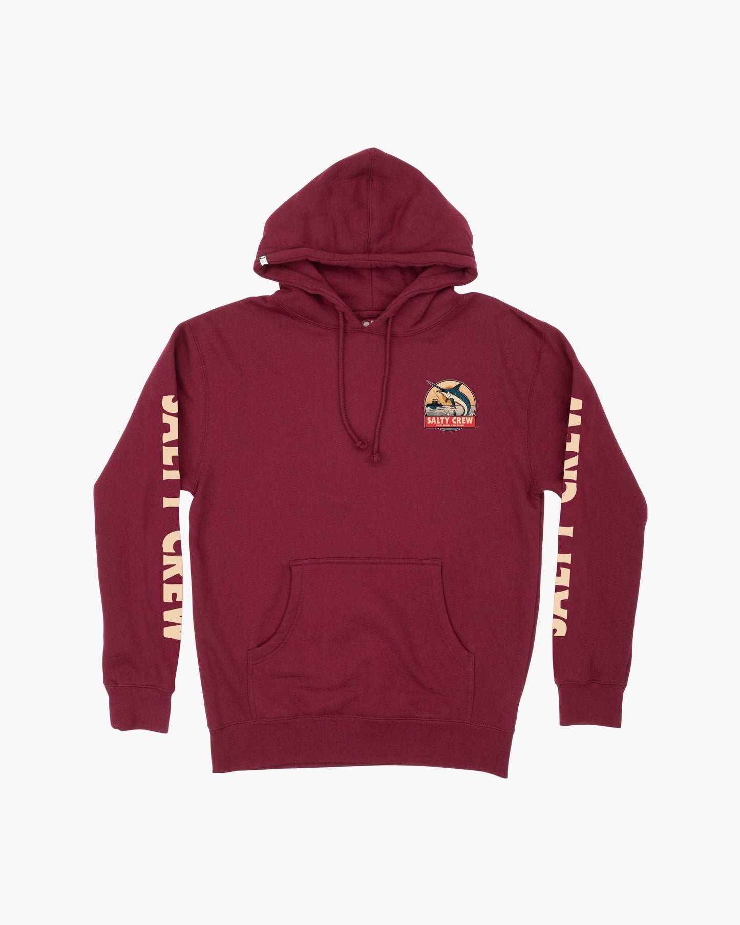 DEEP DROP FLEECE - Burgundy