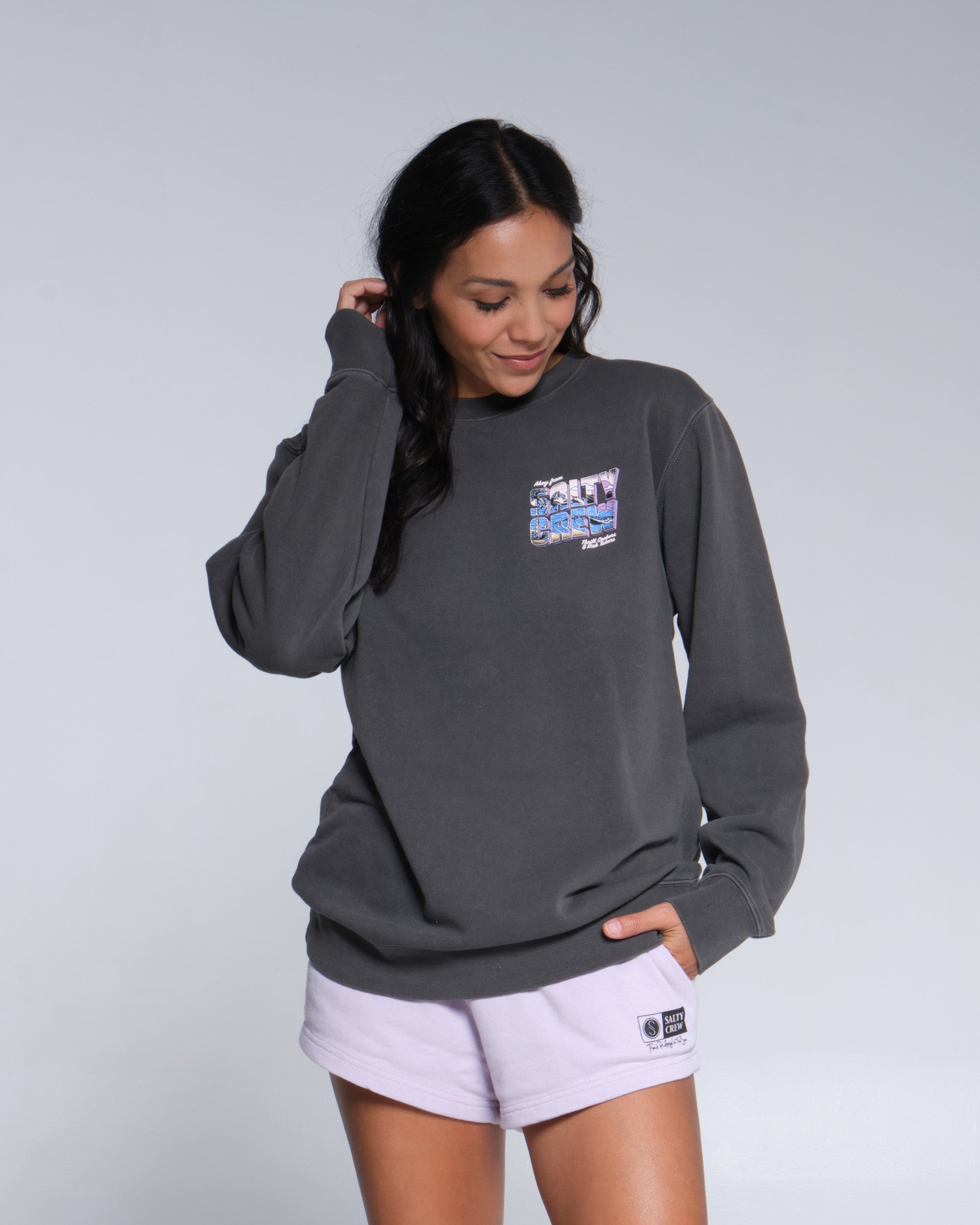 AHOY BOYFRIEND CREW Faded Black Salty Crew Australia