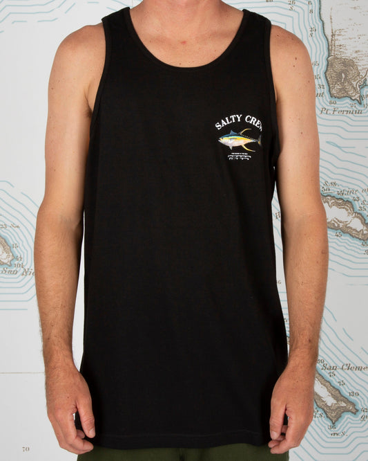 Ahi Mount Tank - Black - Salty Crew Australia