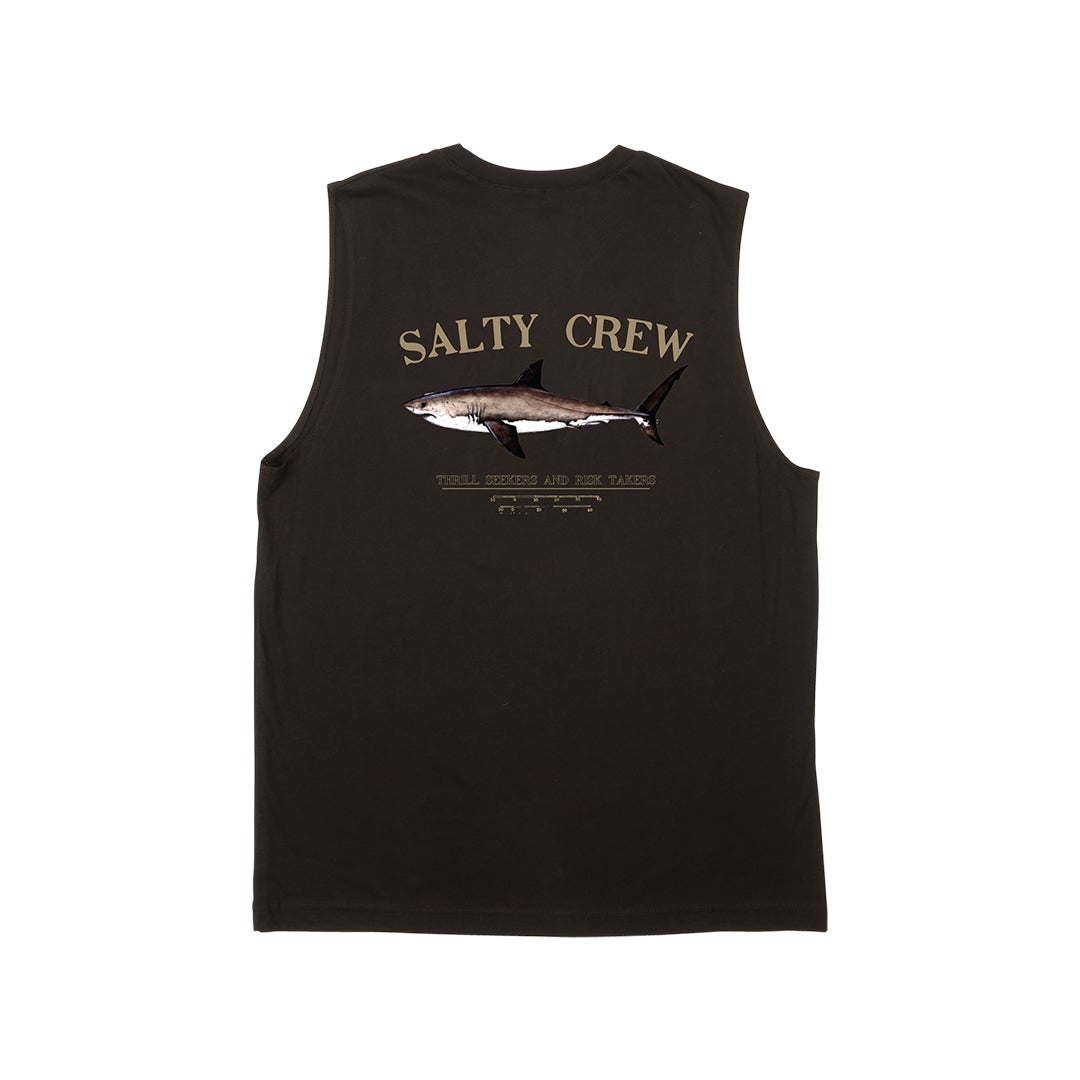 BRUCE SLEEVELESS - Black - Salty Crew Australia