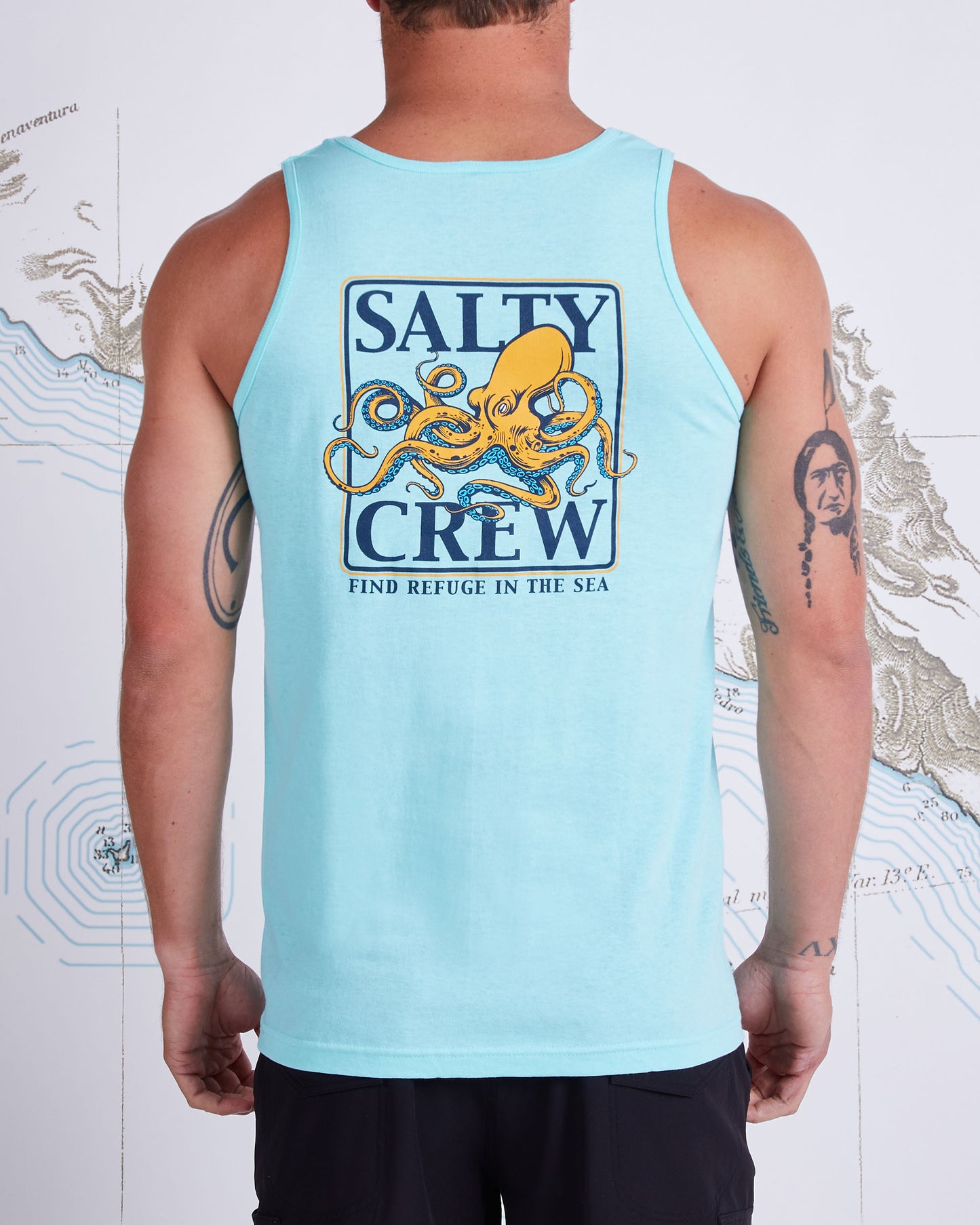 INK SLINGER TANK - Sea Foam