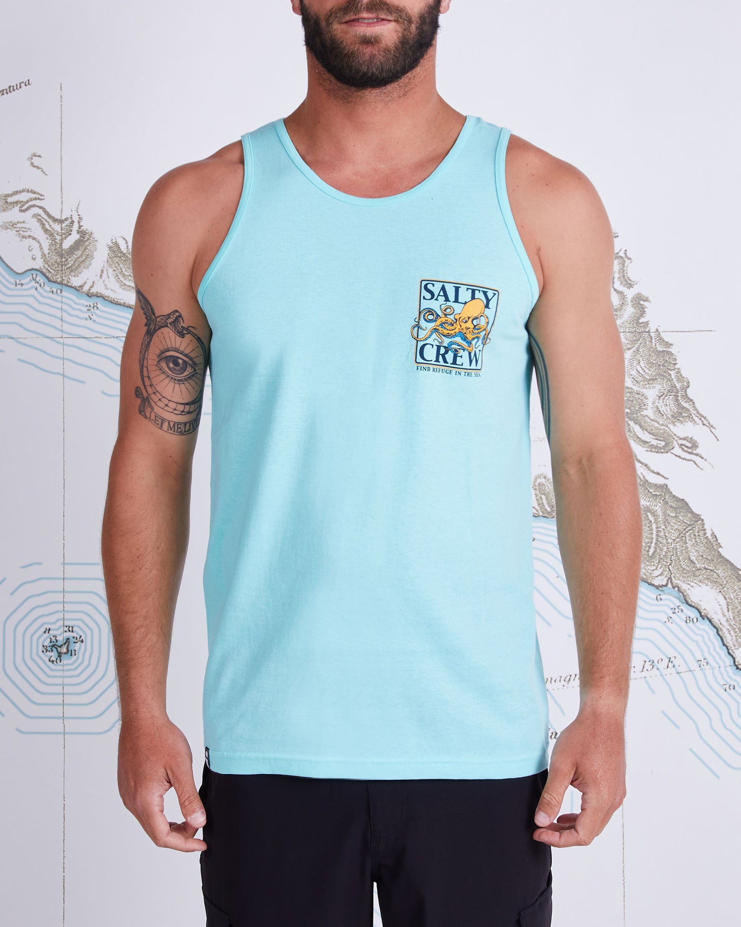 INK SLINGER TANK - Sea Foam