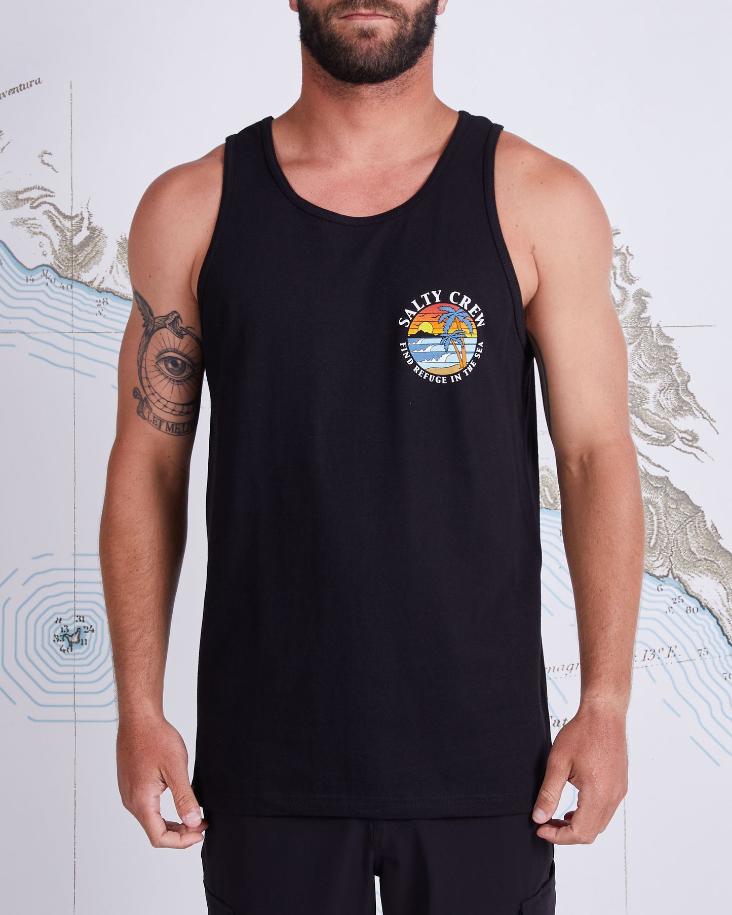 PARADISE TANK - Black