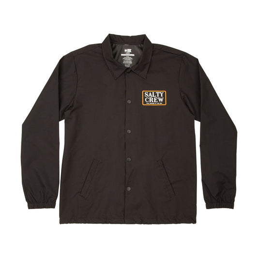 DECKHAND COACHES JACKET - Black