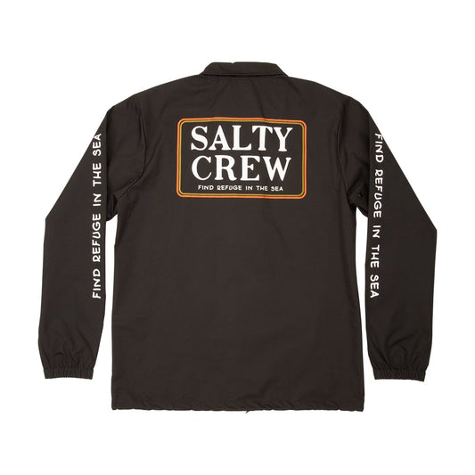 DECKHAND COACHES JACKET - Black