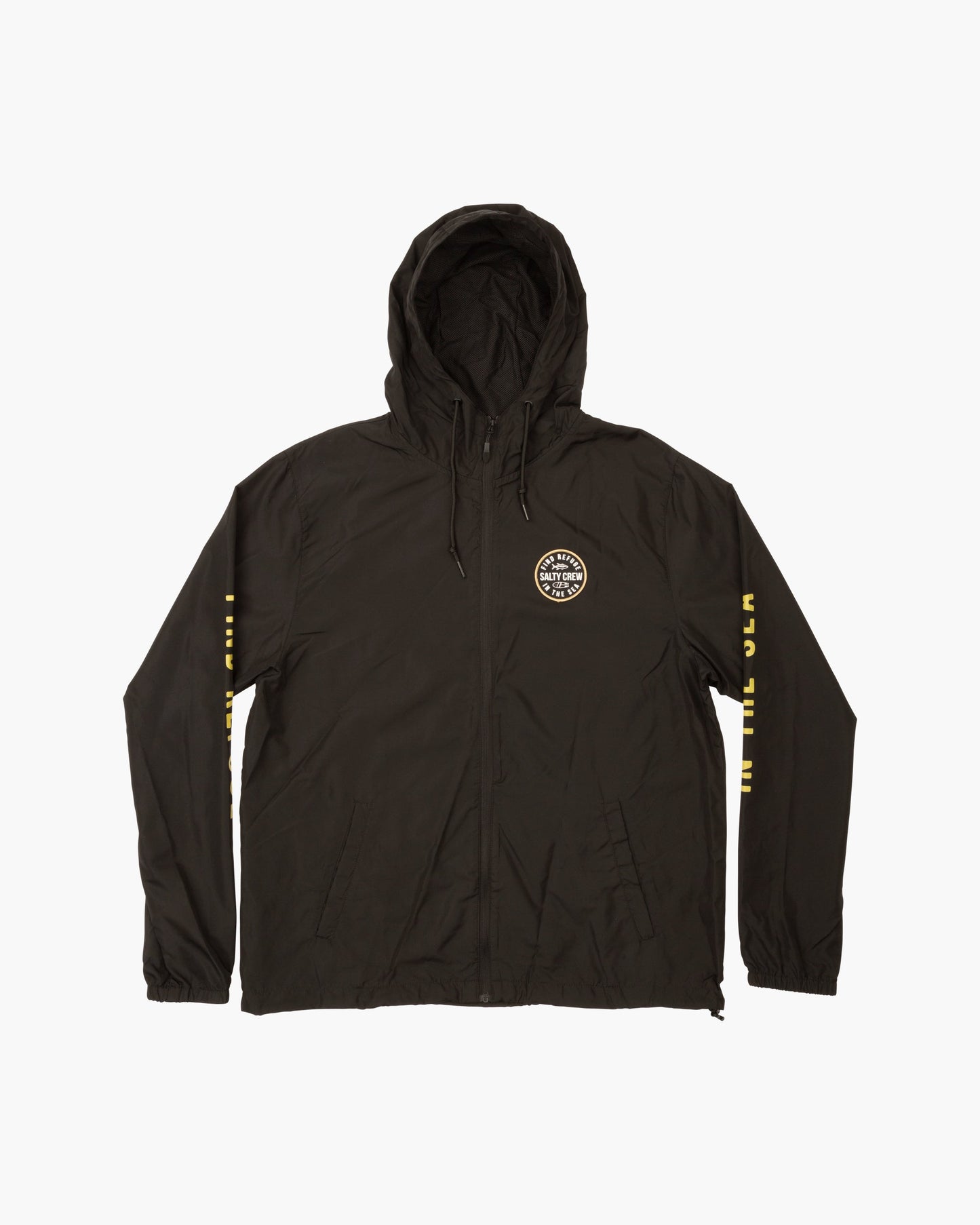 TWIN FIN WINDBREAKER - Black - Salty Crew Australia