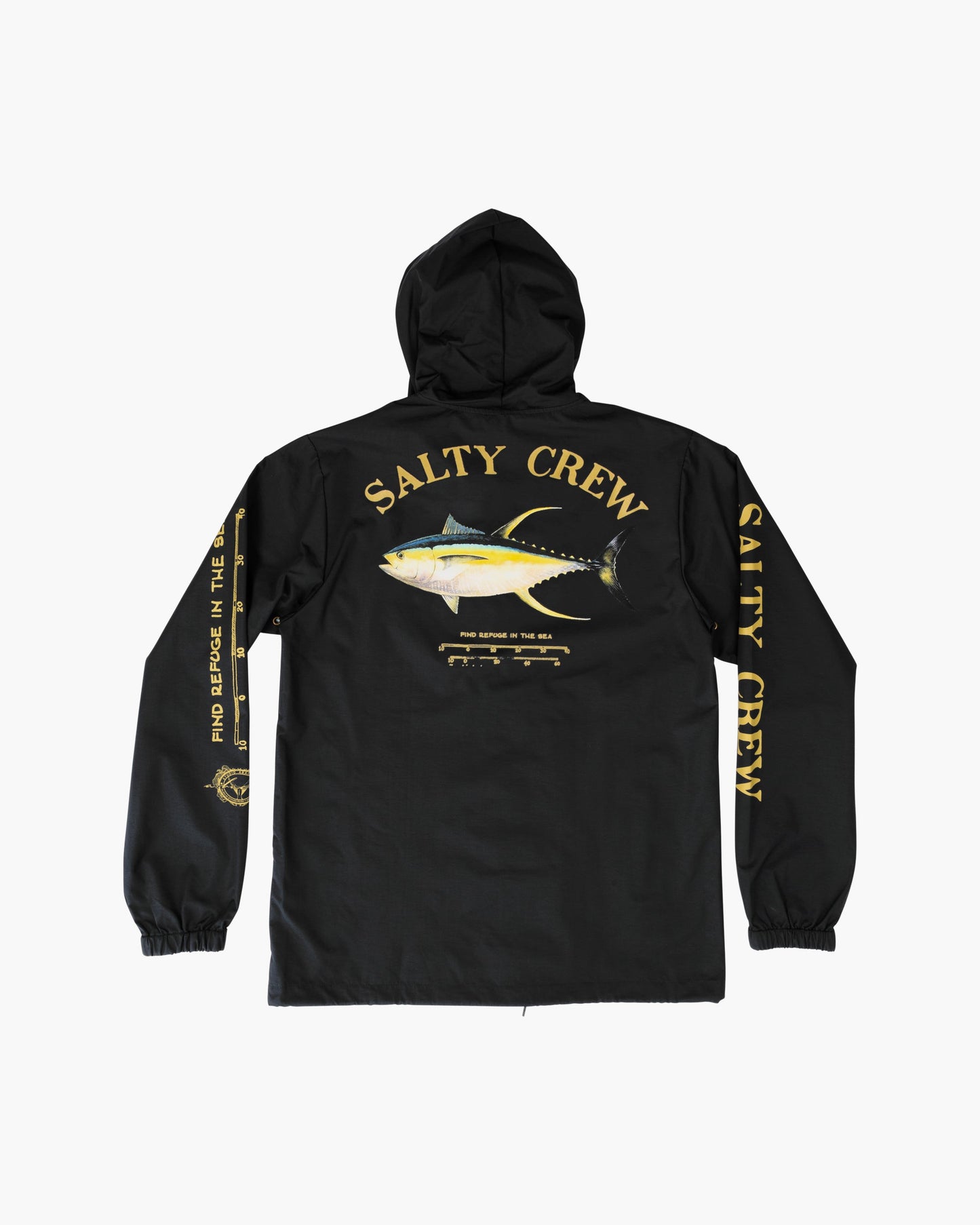 Ahi Mount Snap Jacket - BLACK - Salty Crew Australia