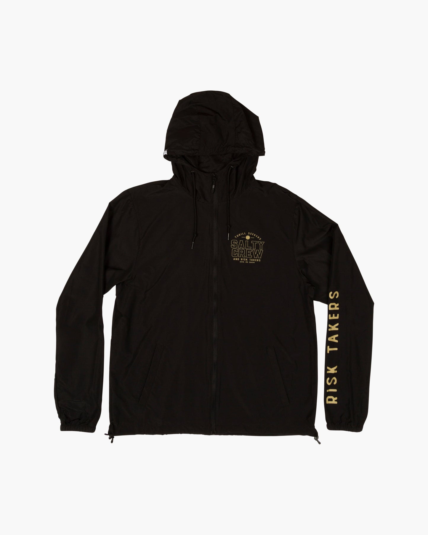 SPINNER WINDBREAKER JACKET - Black