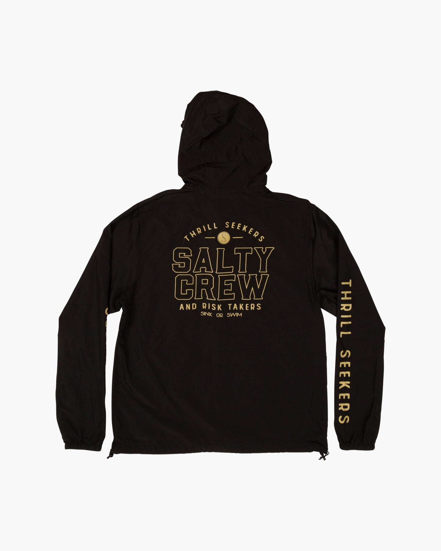 SPINNER WINDBREAKER JACKET - Black - Salty Crew Australia