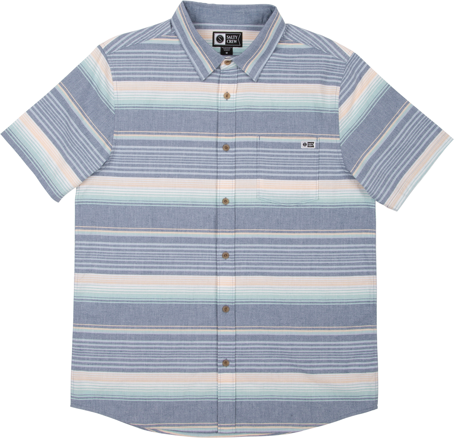 MAINLAND S/S WOVEN - Navy