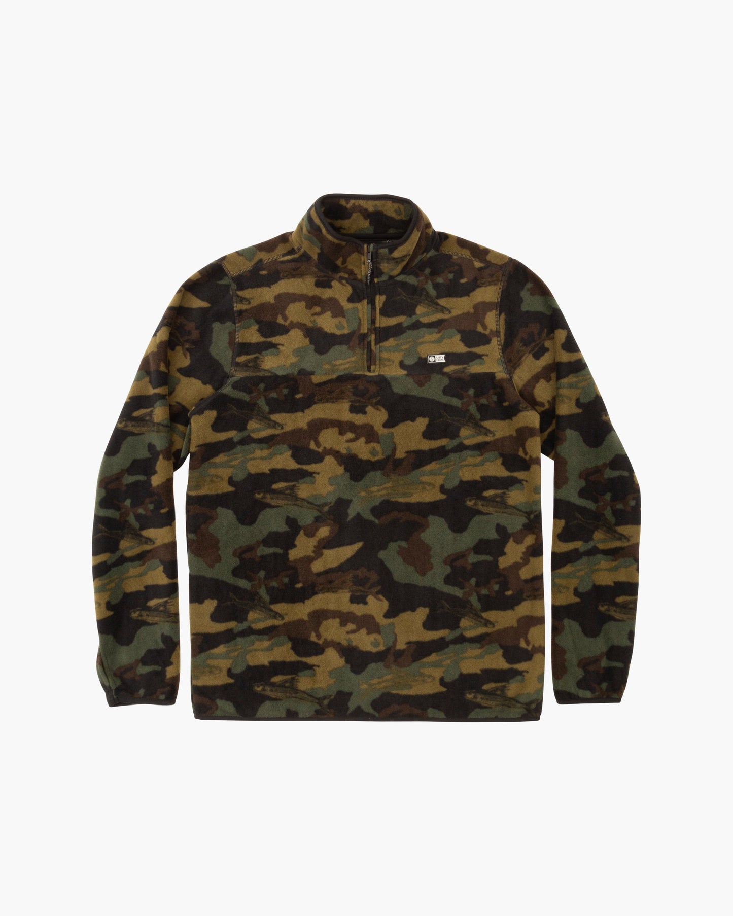 Ballast Qtr Zip Fleece - Camo - Salty Crew Australia