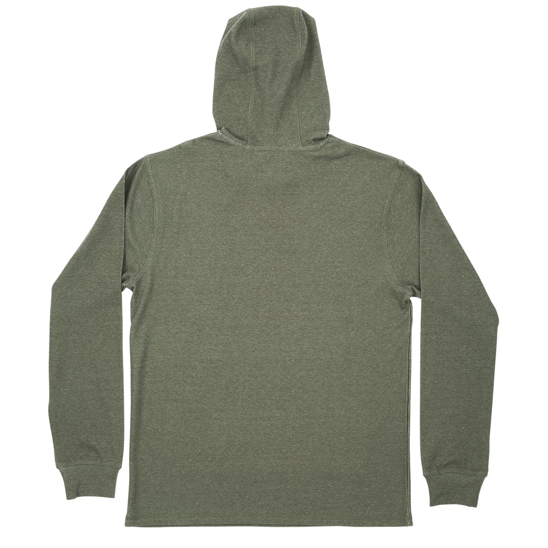 Dockman Thermal Pullover Hoody - Military - Salty Crew Australia