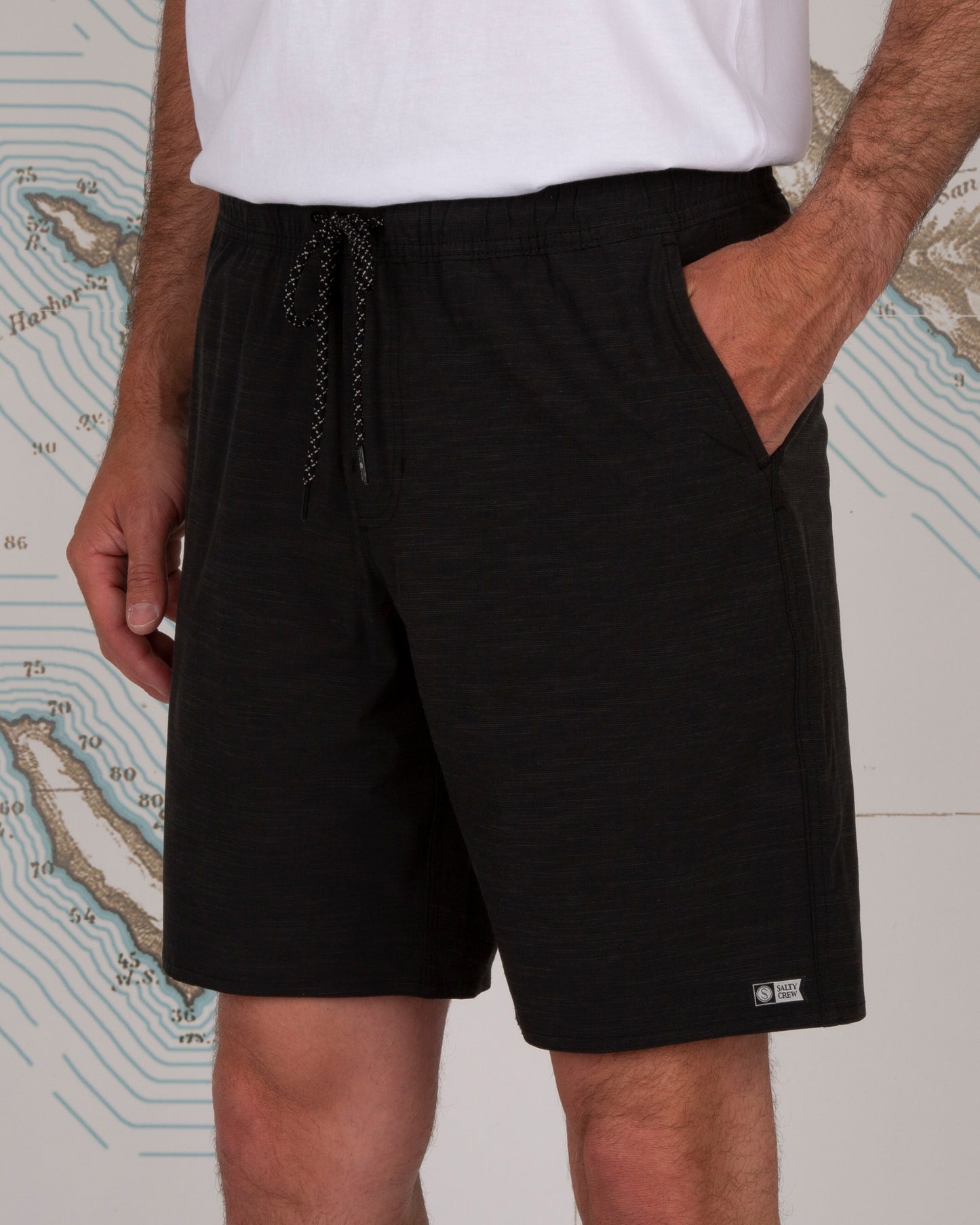 DRIFTER 2 HYBRID ELASTIC - Charcoal - Salty Crew Australia