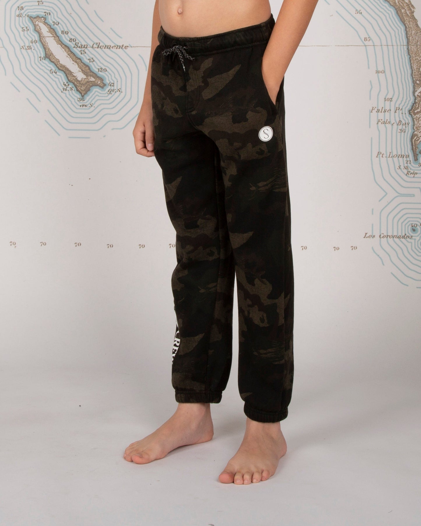 Slow Roll Boys Sweatpant - Camo