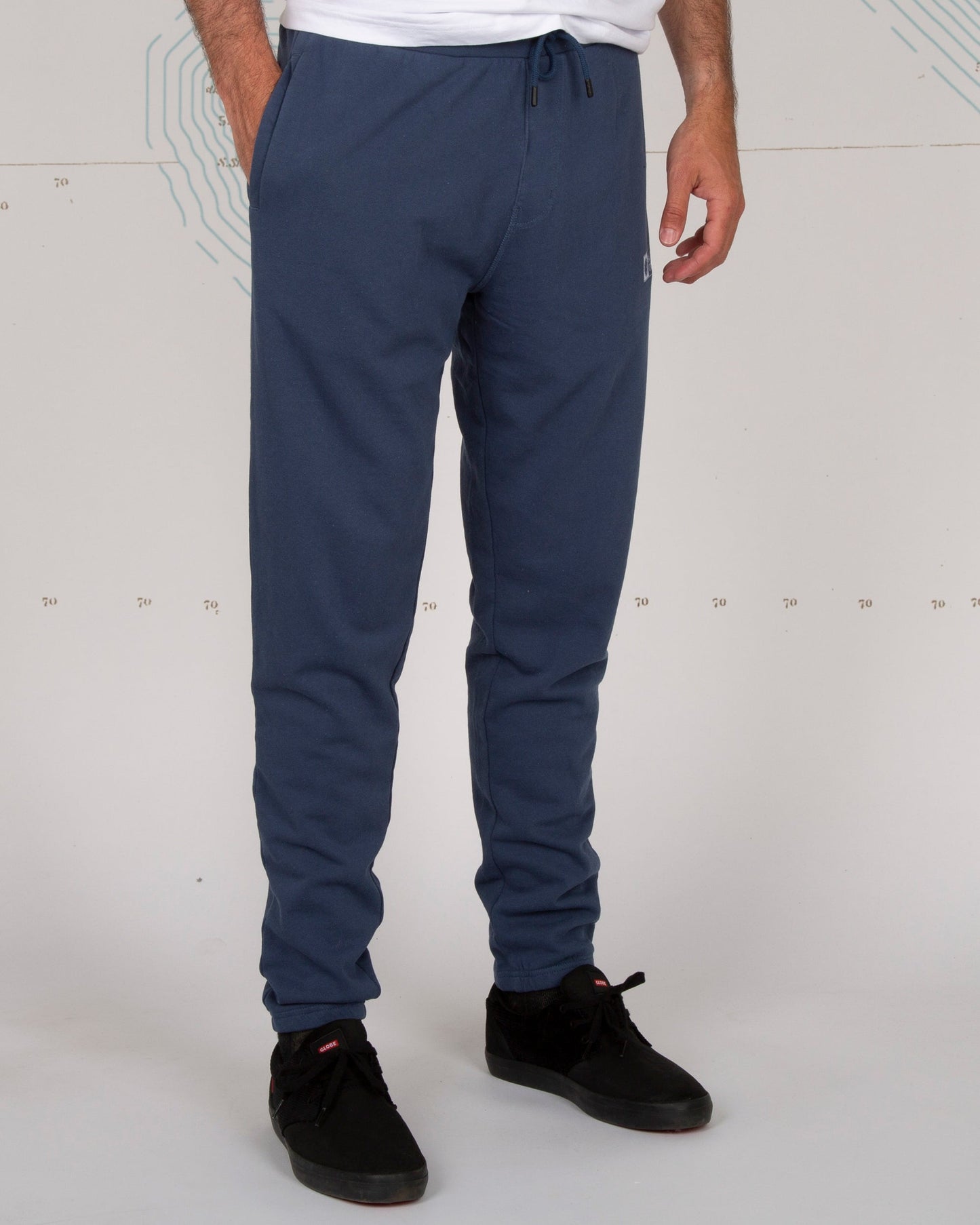 RESIN PIGMENT SWEATPANT - Denim