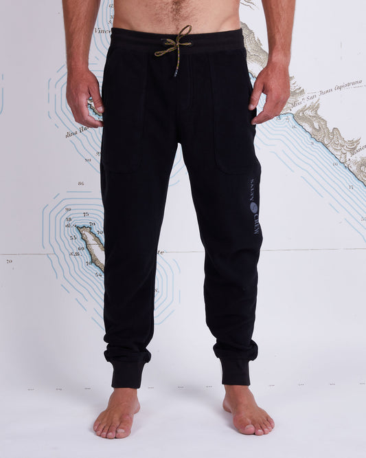 EDGEWATER POLAR FLEECE PANT - Black