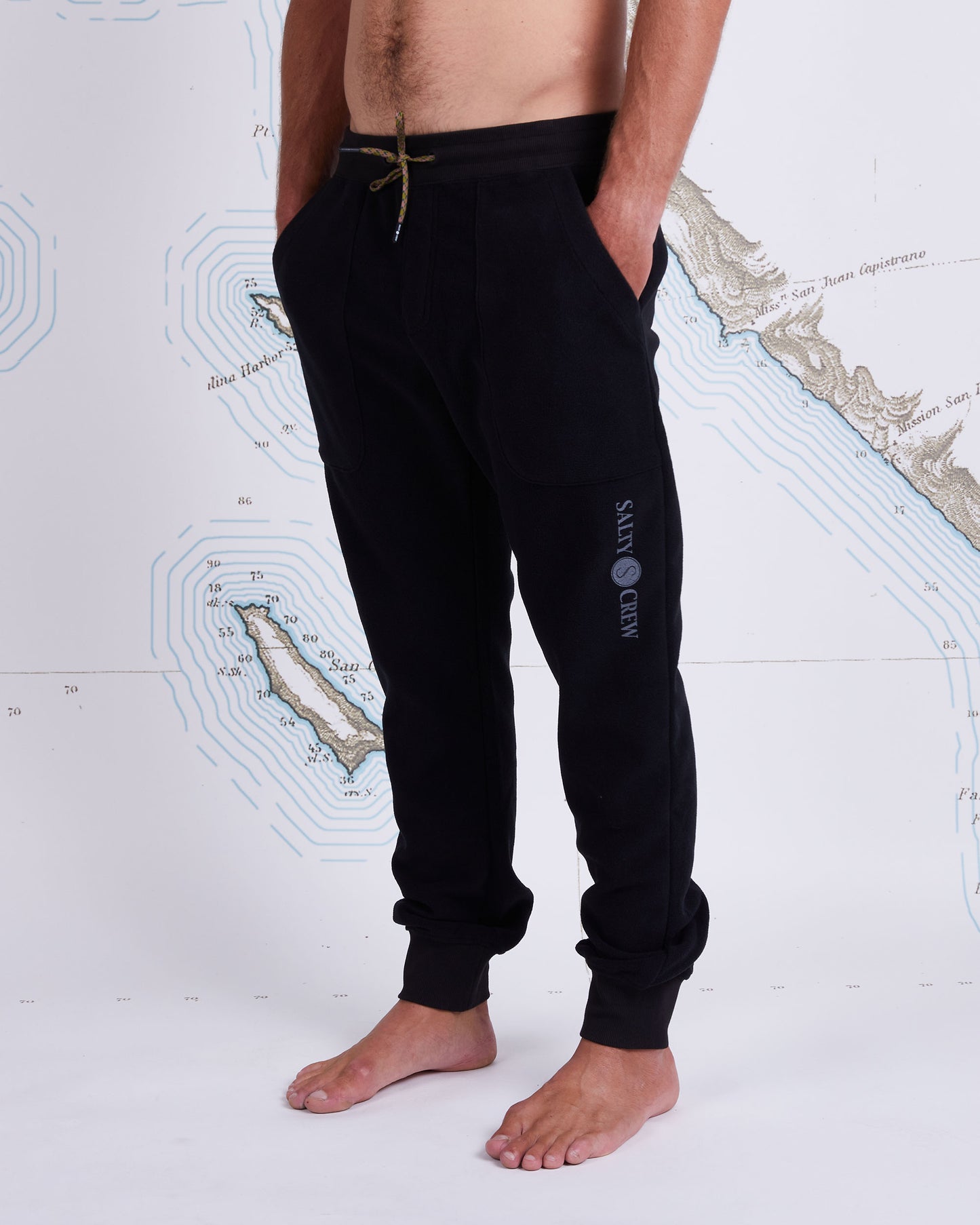 EDGEWATER POLAR FLEECE PANT - Black