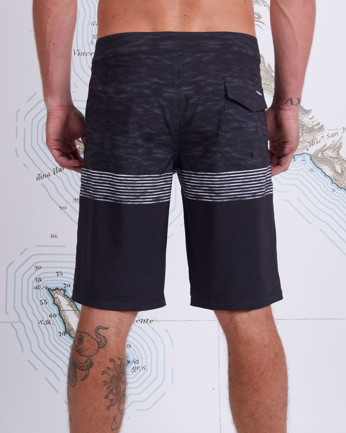 VESSELS BOARDSHORT - Black