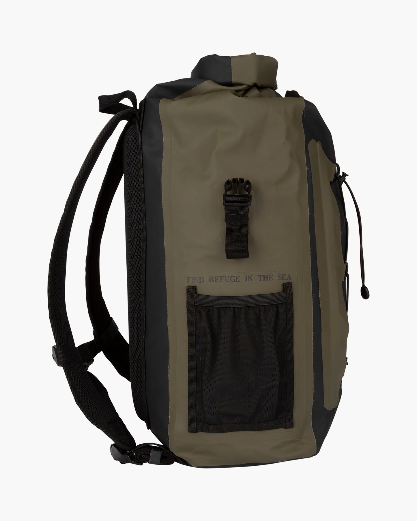 VOYAGER ROLL TOP BACKPACK - Black/Military