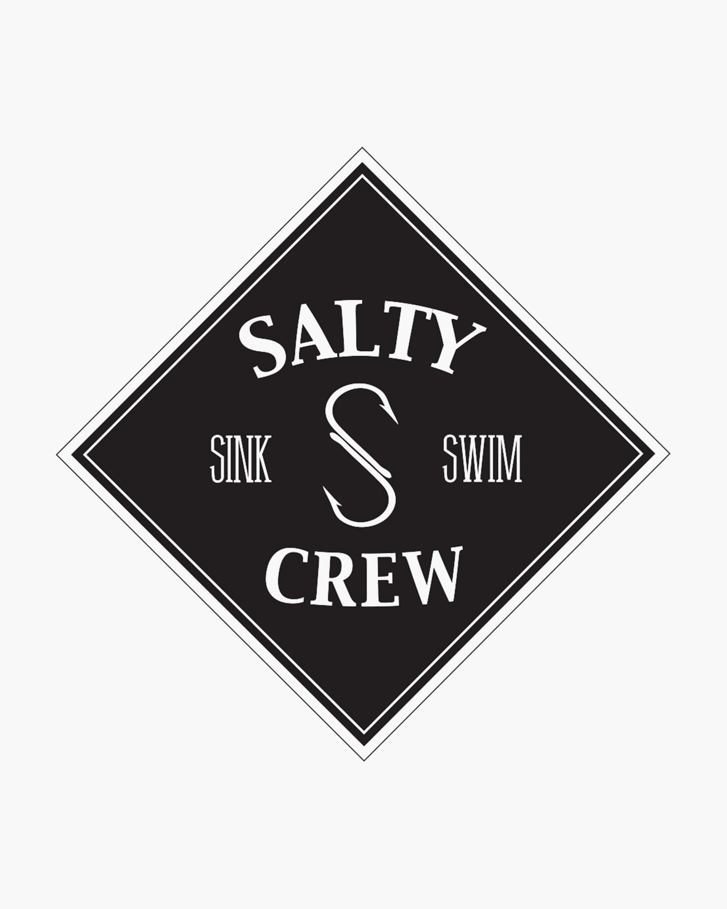 BIG TIPPET STICKER - Black - Salty Crew Australia
