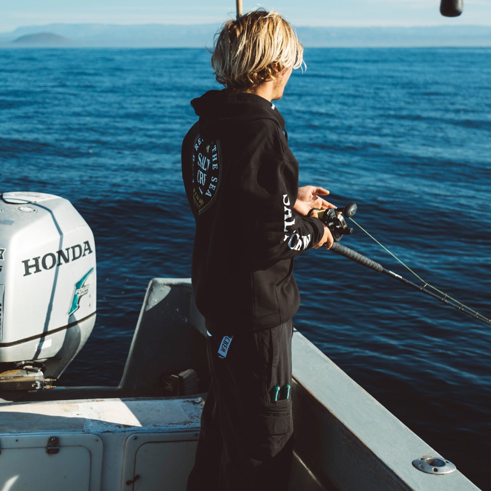 Fathom Hood Fleece - Black