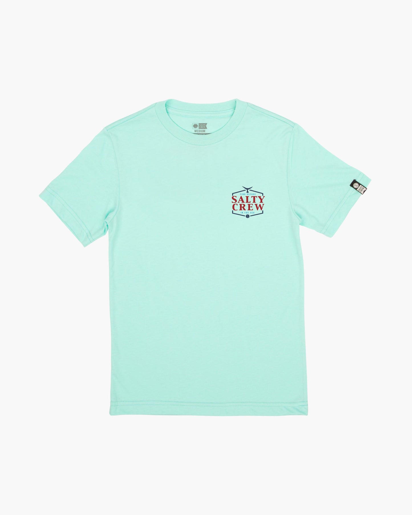 SKIPJACK BOYS S/S TEE - Sea Foam - Salty Crew Australia