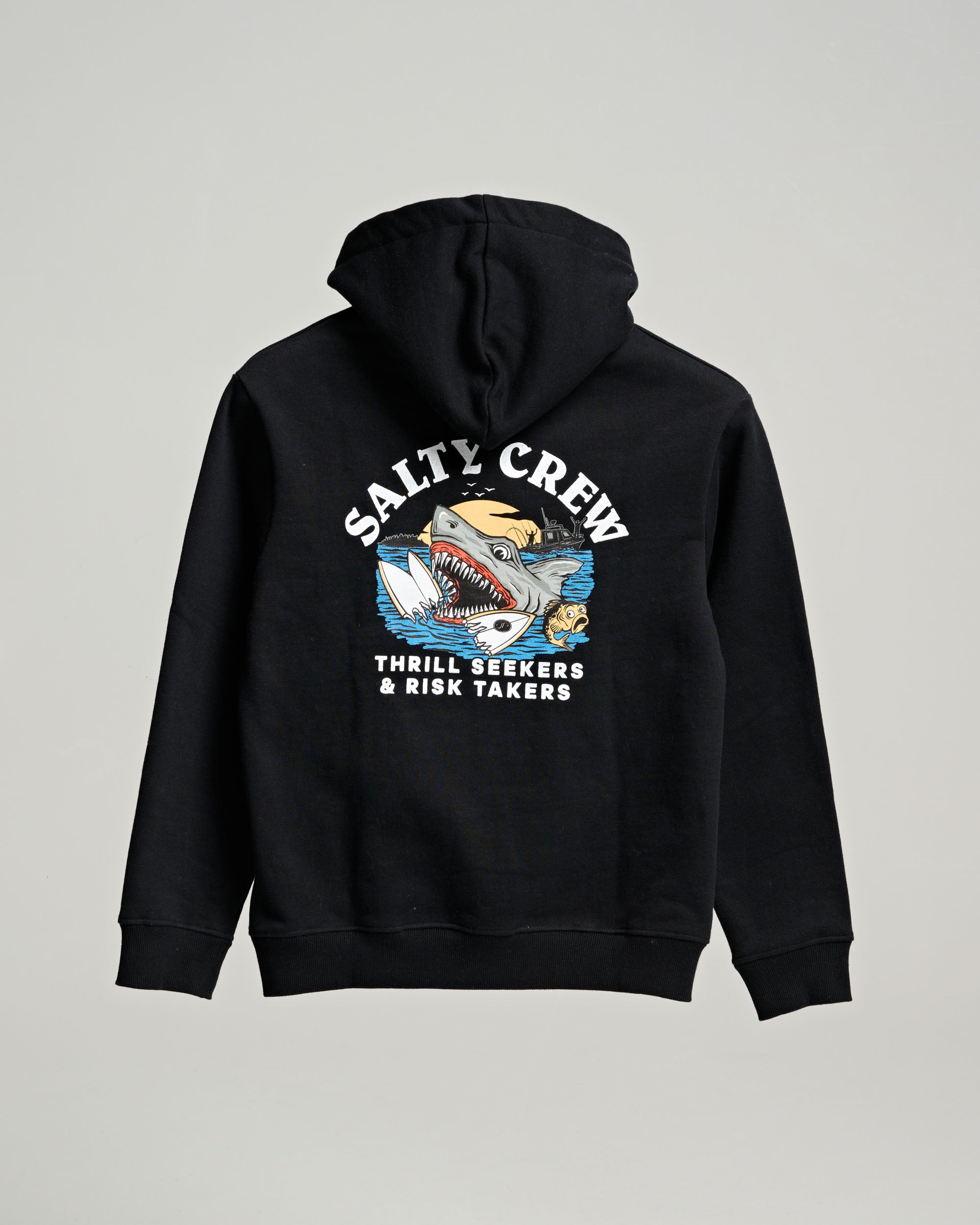 Terror Shark Boys Fleece - Black | Salty Crew AU