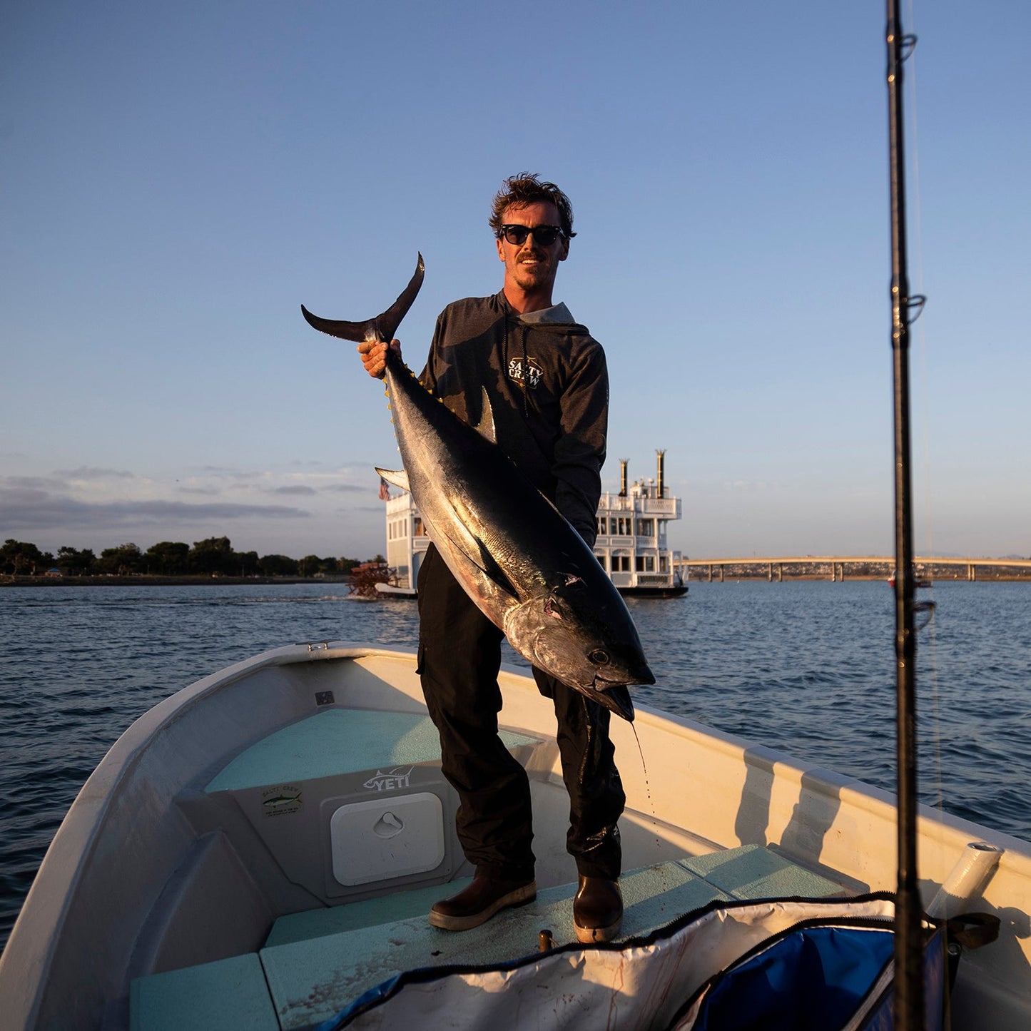 Skipjack Hood Tech Tee