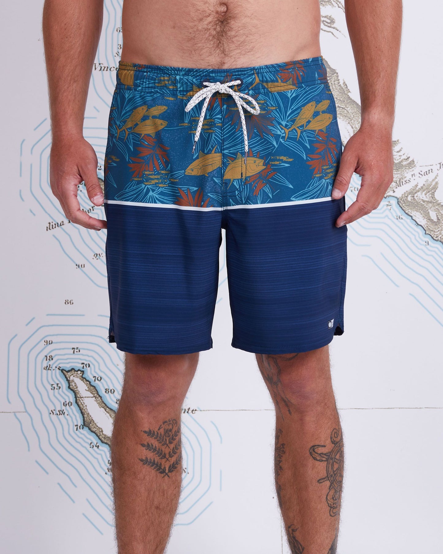TANDEM ELASTIC BOARDSHORT - Dark Slate
