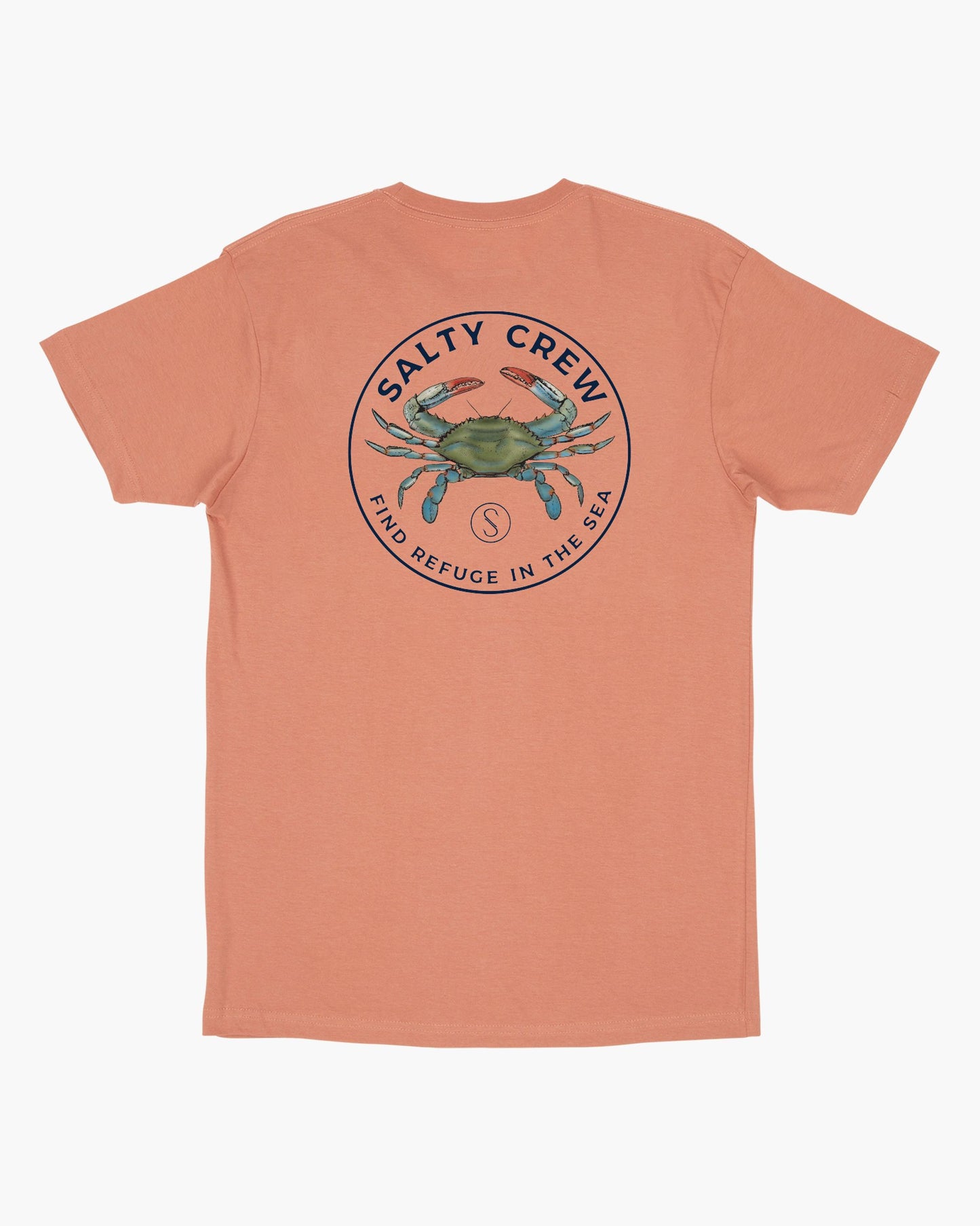 BLUE CRABBER PREMIUM S/S TEE - Coral