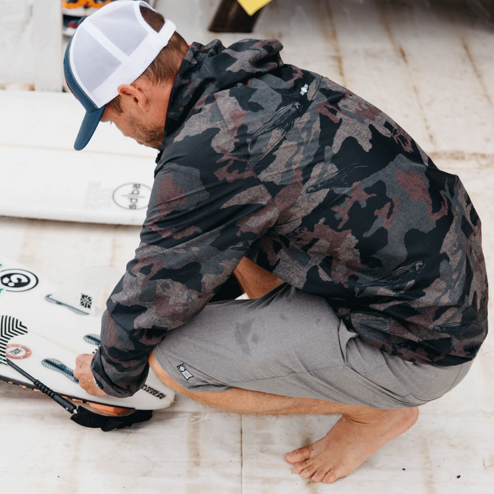 Seawall Packable Jacket - Camo - Salty Crew Australia
