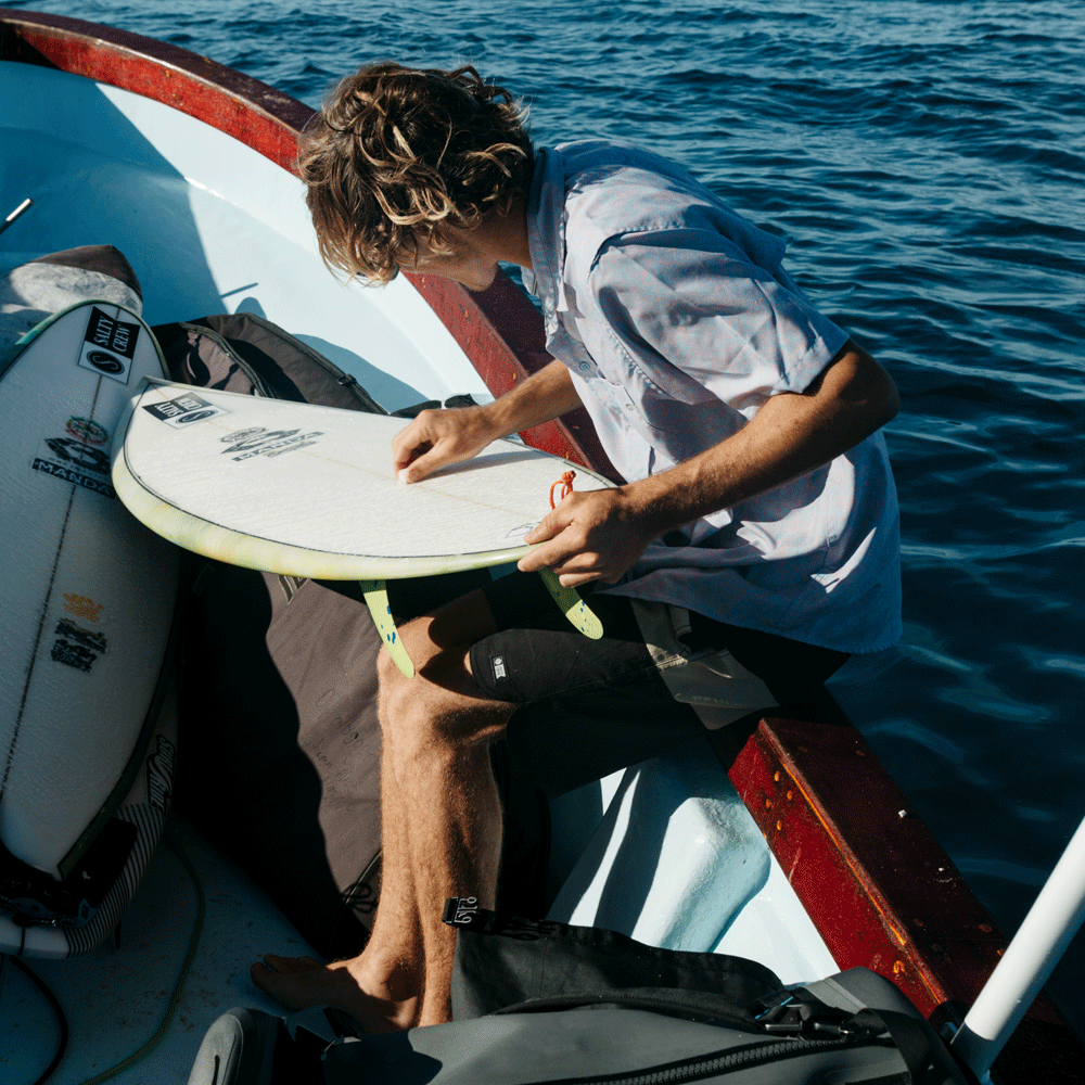 Beacons Elastic Boardshort - Vintage Black