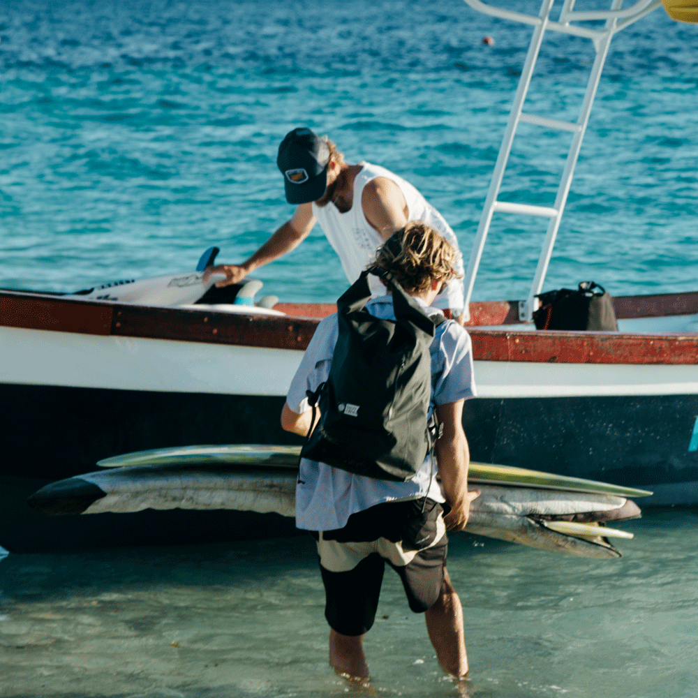 Beacons Elastic Boardshort - Vintage Black