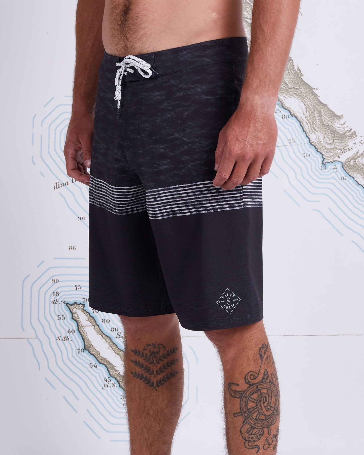 VESSELS BOARDSHORT - Black