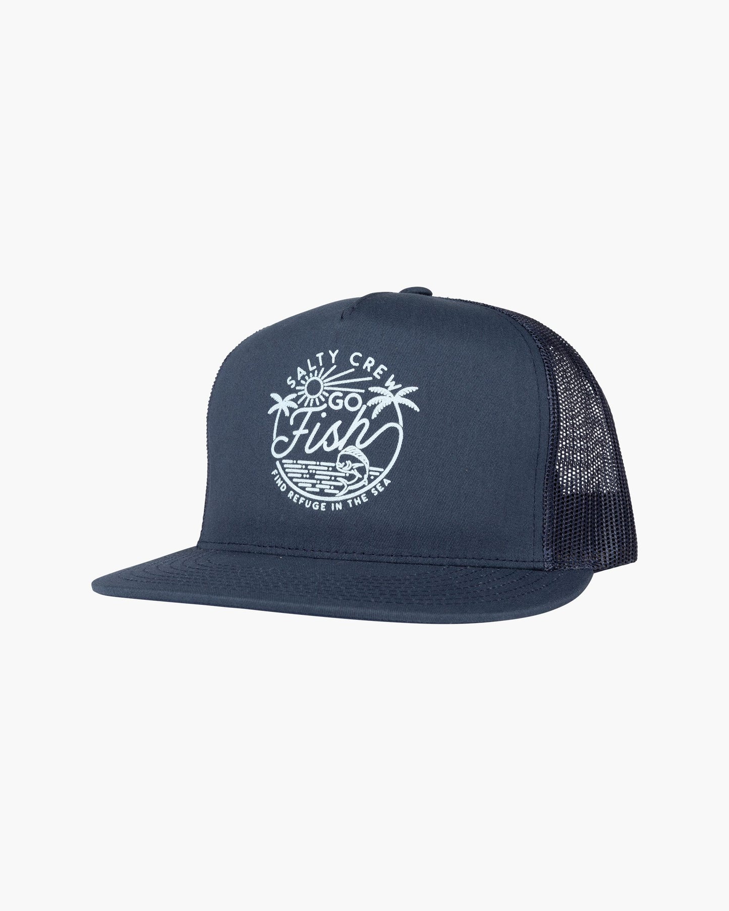 GO FISH TRUCKER HAT - Navy