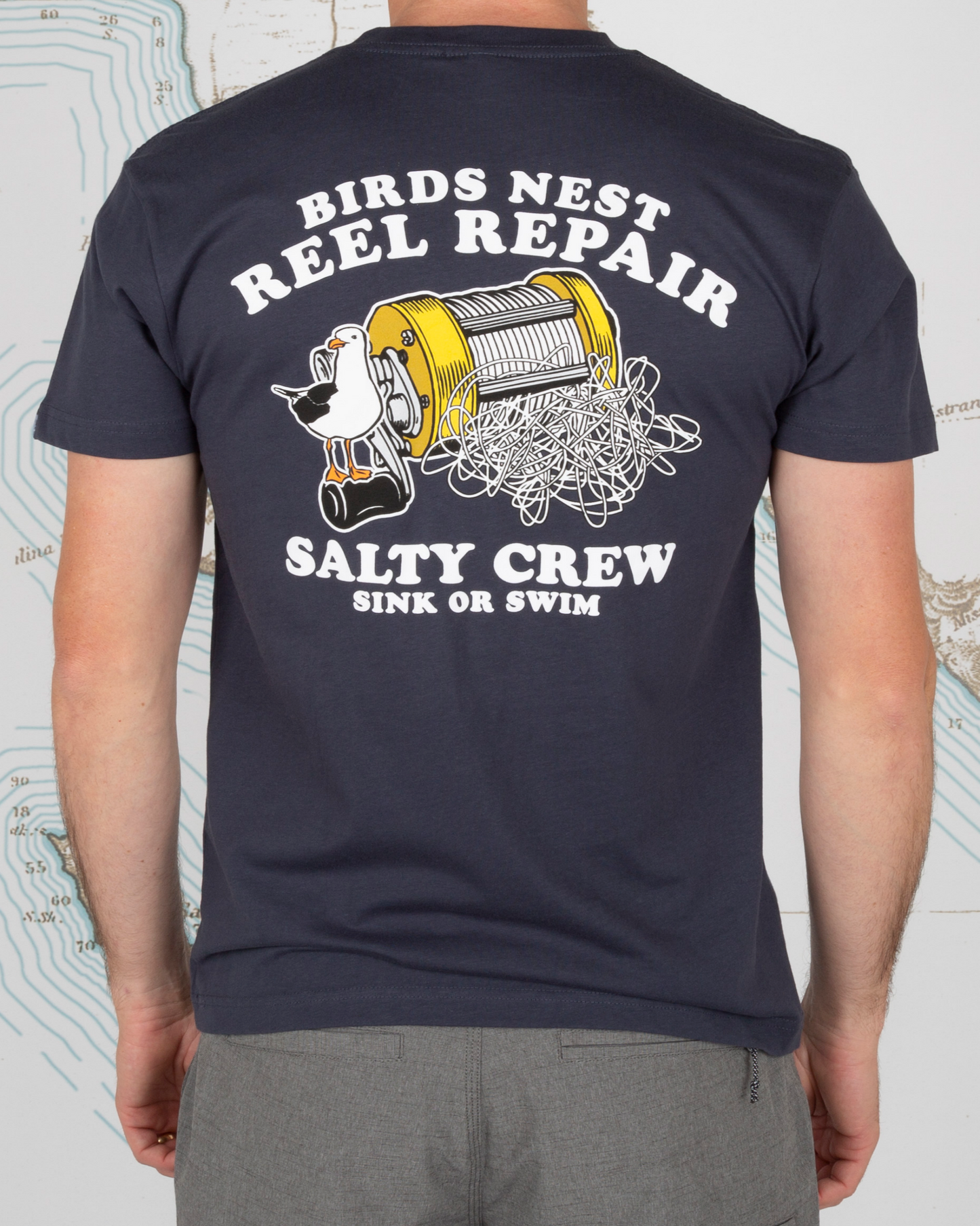 BIRDSNEST PREMIUM S/S TEE - Harbor Blue