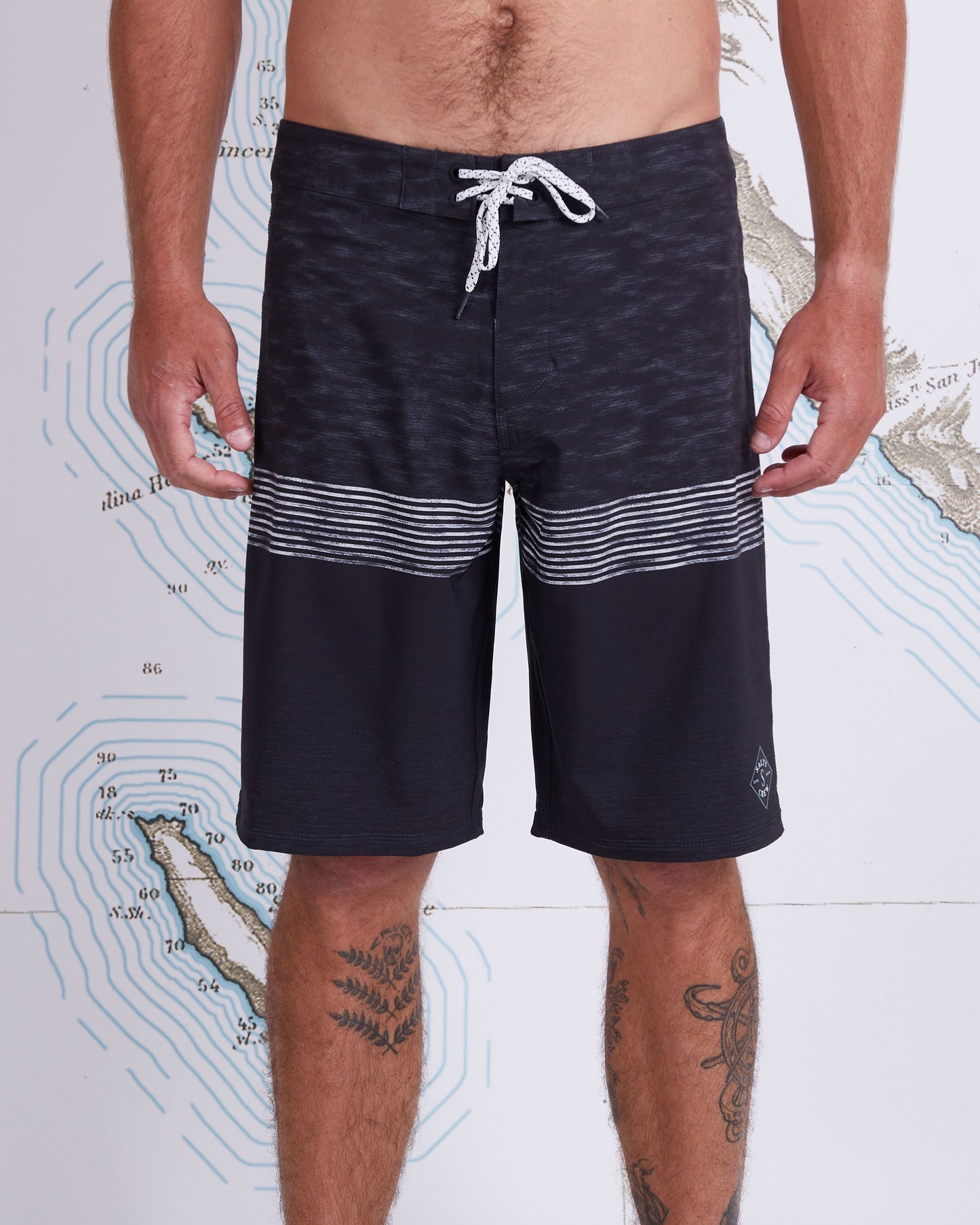 VESSELS BOARDSHORT - Black