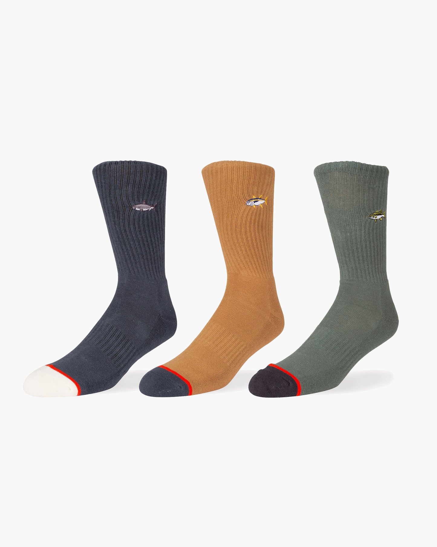 FISHSTICKS 3 PACK SOCKS - ASSORTED2