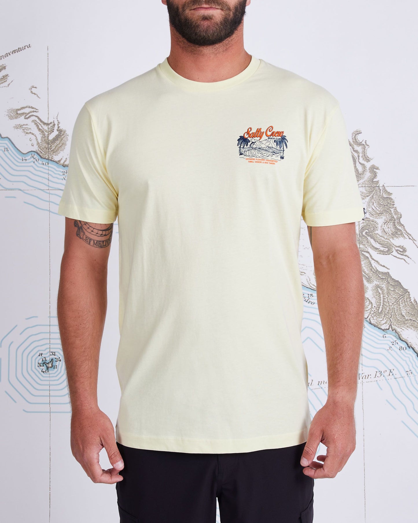 TROPICANA PREMIUM S/S TEE - Banana