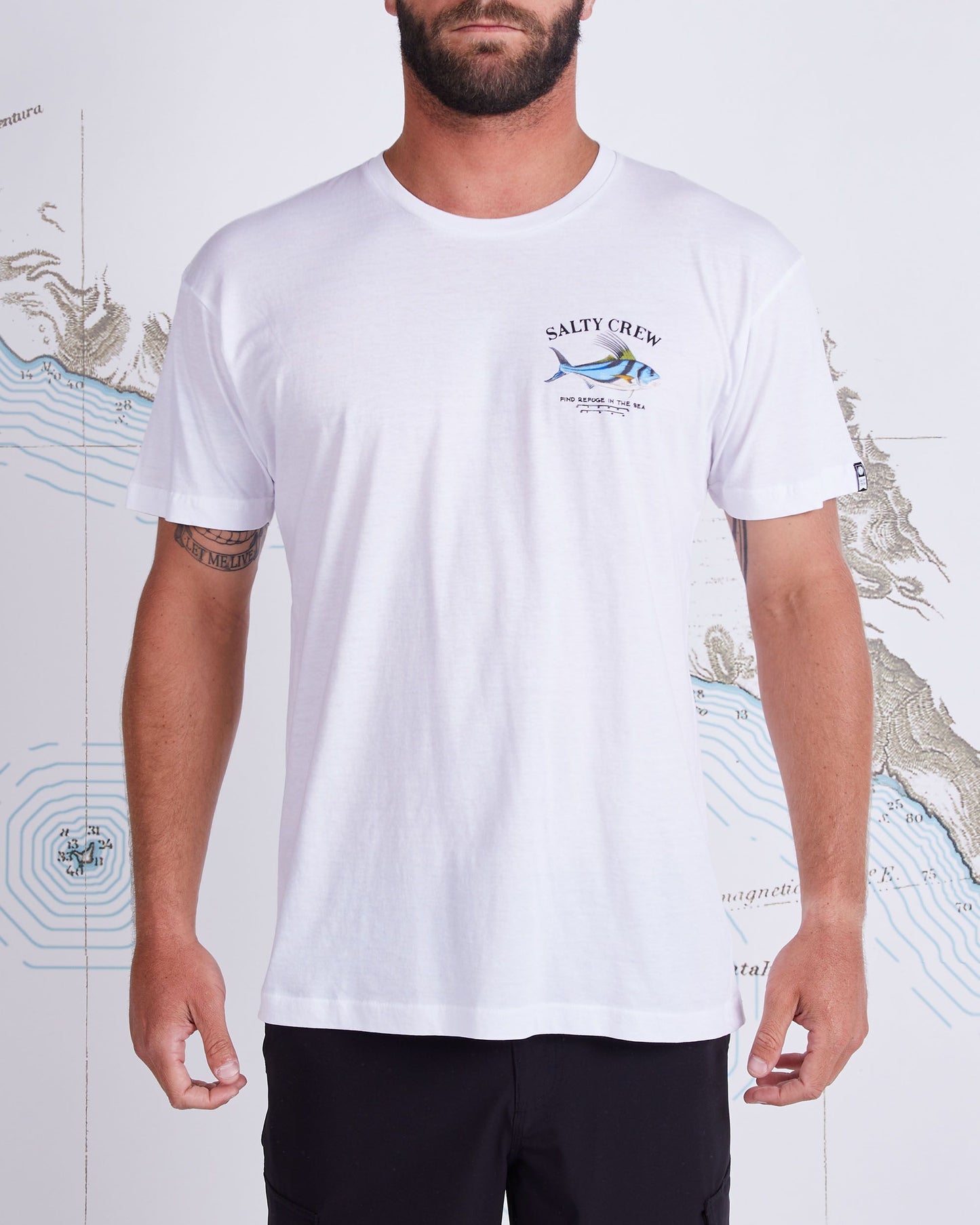 ROOSTER PREMIUM S/S TEE - White