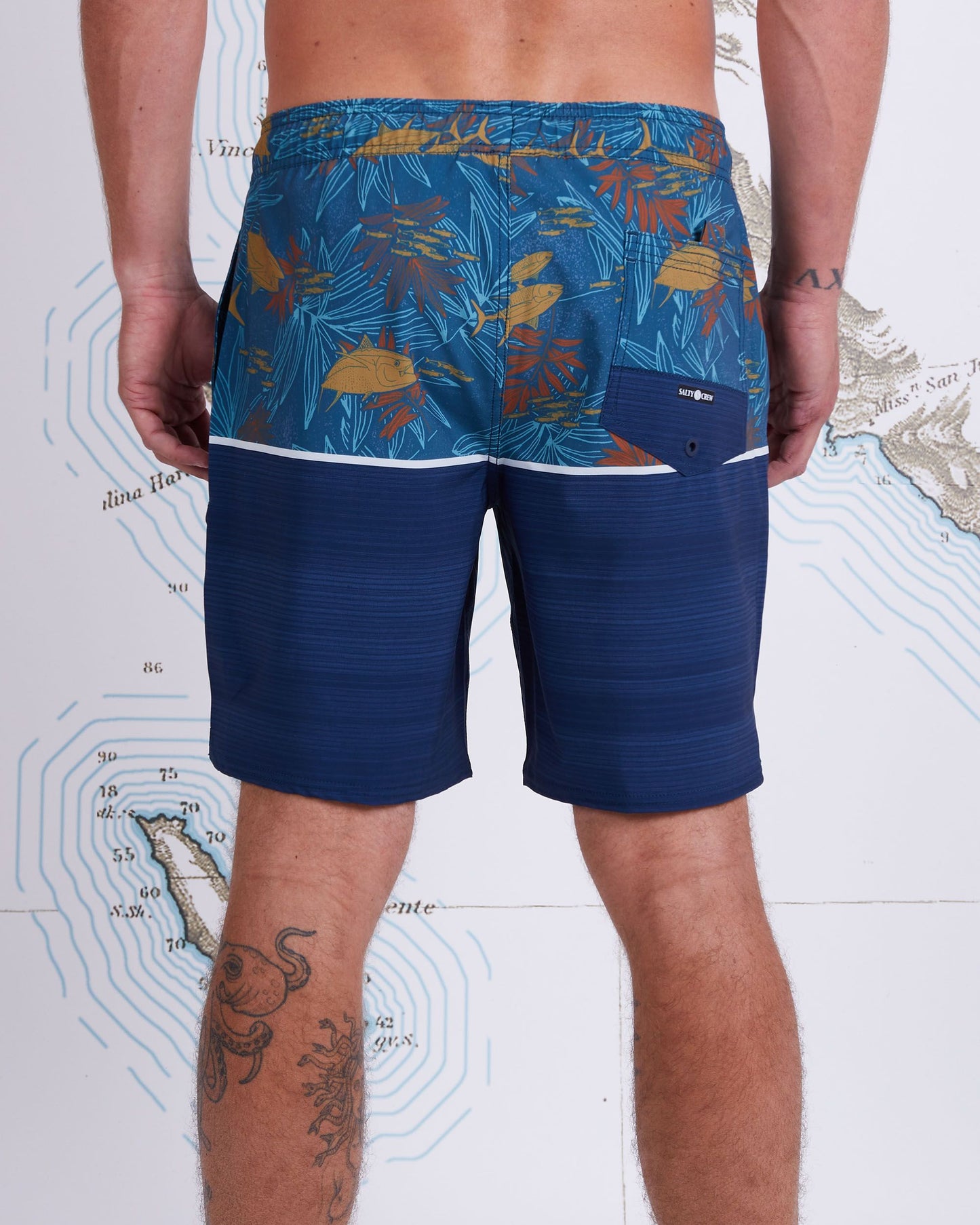 TANDEM ELASTIC BOARDSHORT - Dark Slate