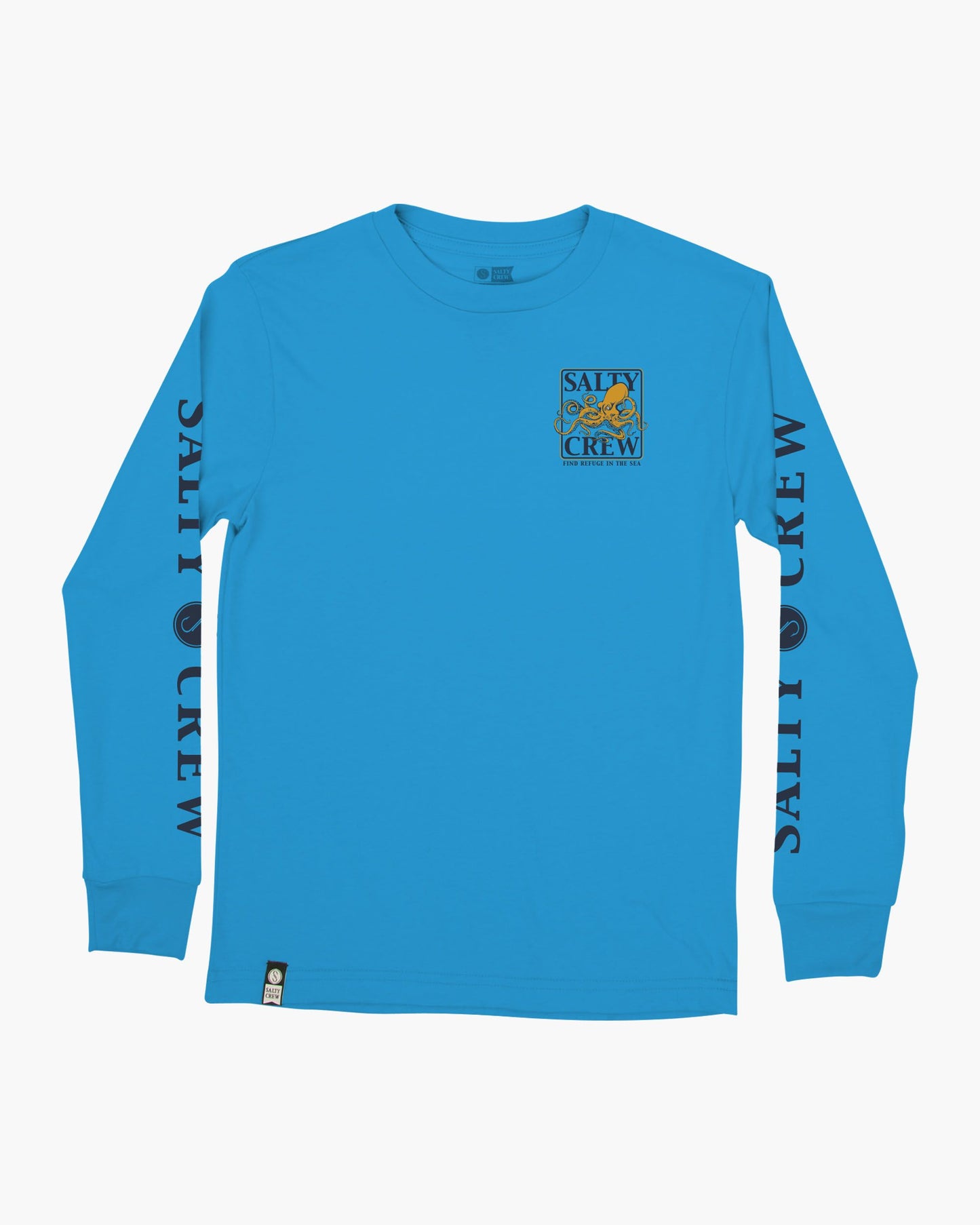 INK SLINGER BOYS L/S TEE - Turquiose